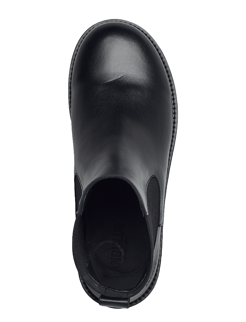 ANGULUS - Booties - flat - with elastic - flat ankle boots - 1604/001 black/black - 4