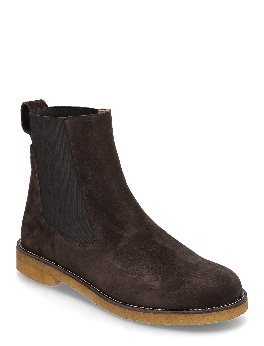 ANGULUS - Booties - flat - with elastic - flat ankle boots - 2193/002 brown/brown - 0