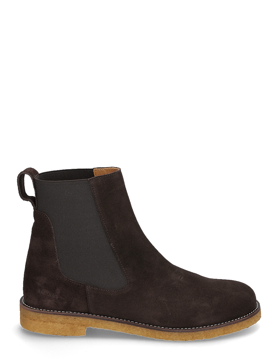 ANGULUS - Booties - flat - with elastic - flat ankle boots - 2193/002 brown/brown - 1