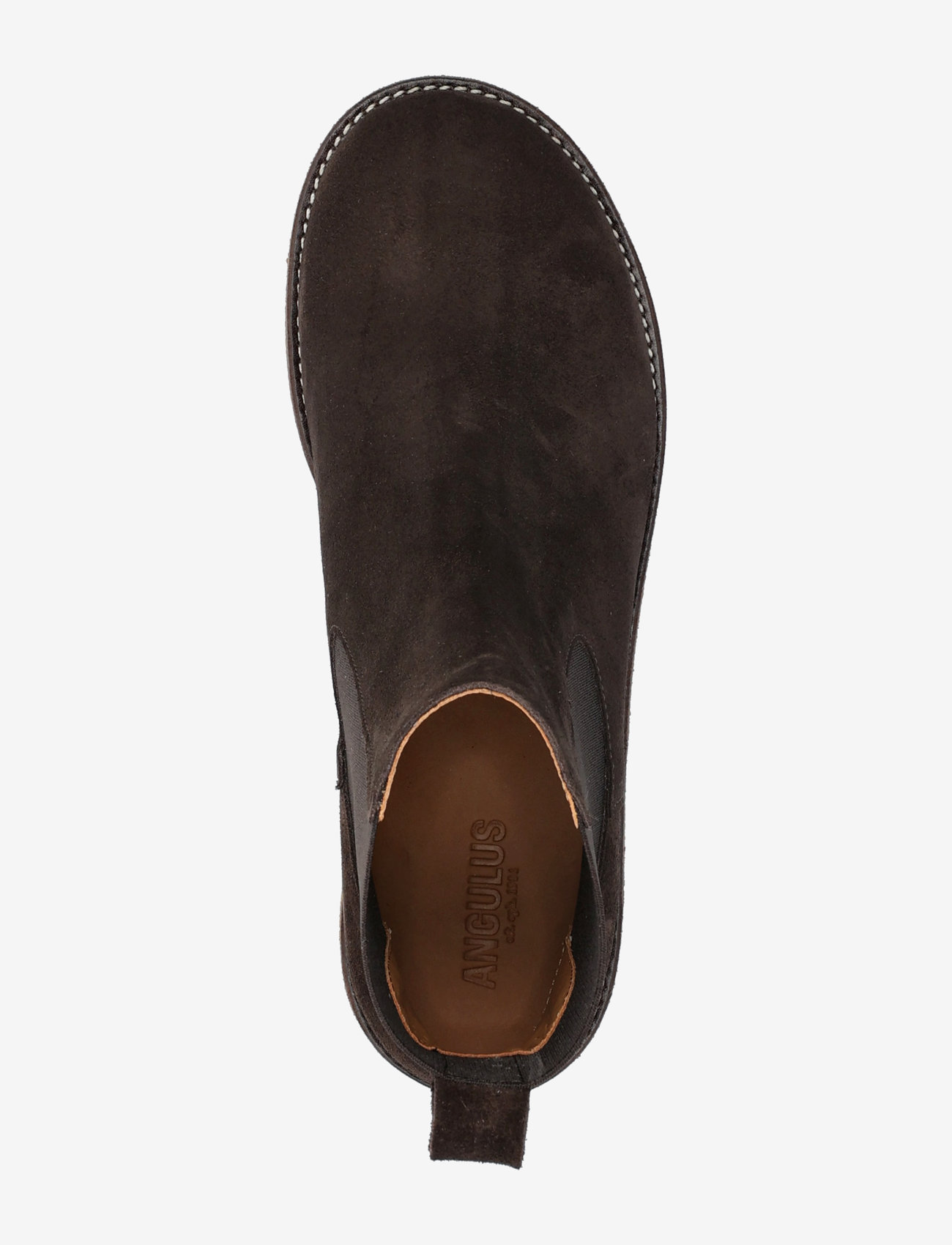 ANGULUS - Booties - flat - with elastic - madalad poolsaapad - 2193/002 brown/brown - 3