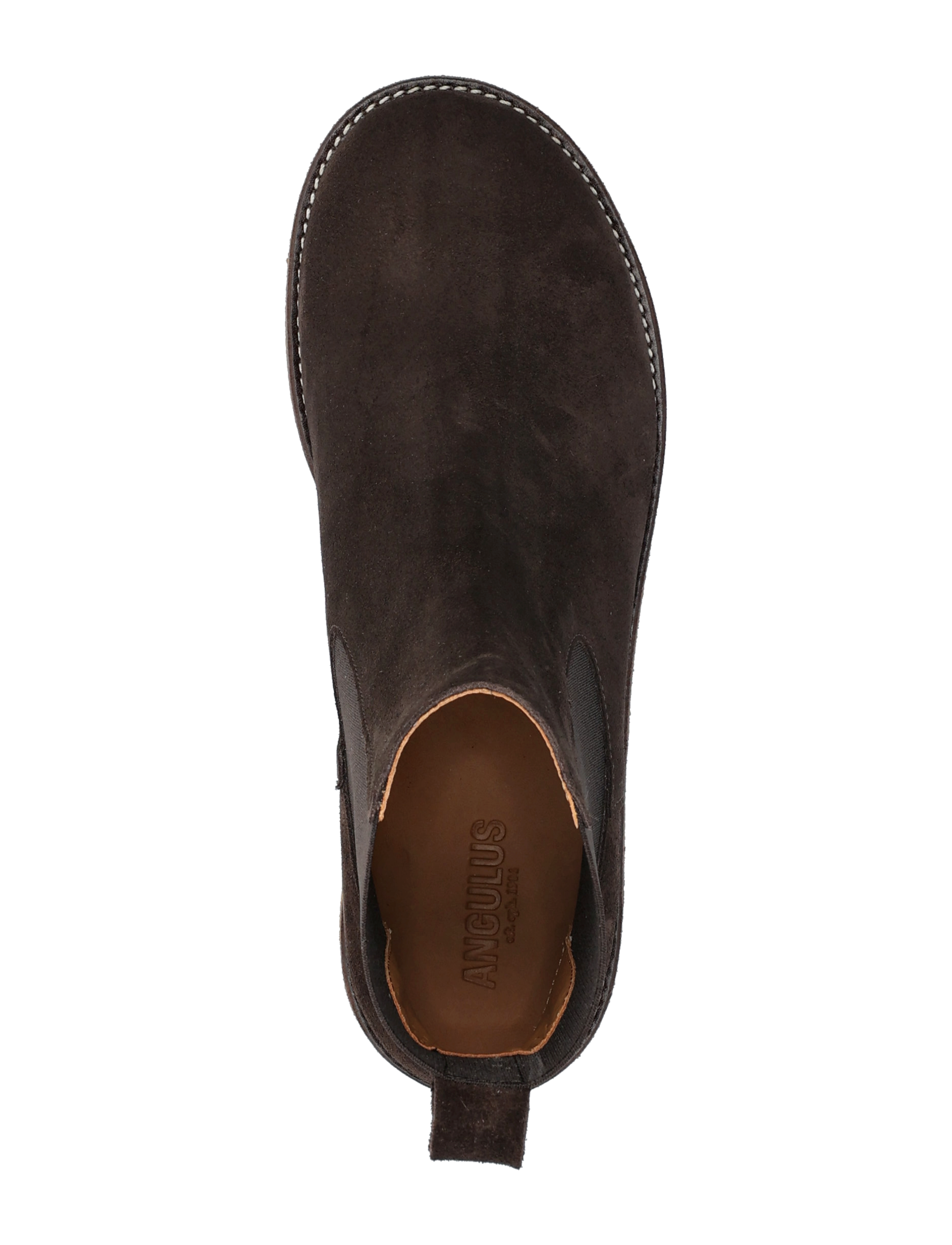 ANGULUS - Booties - flat - with elastic - madalad poolsaapad - 2193/002 brown/brown - 3