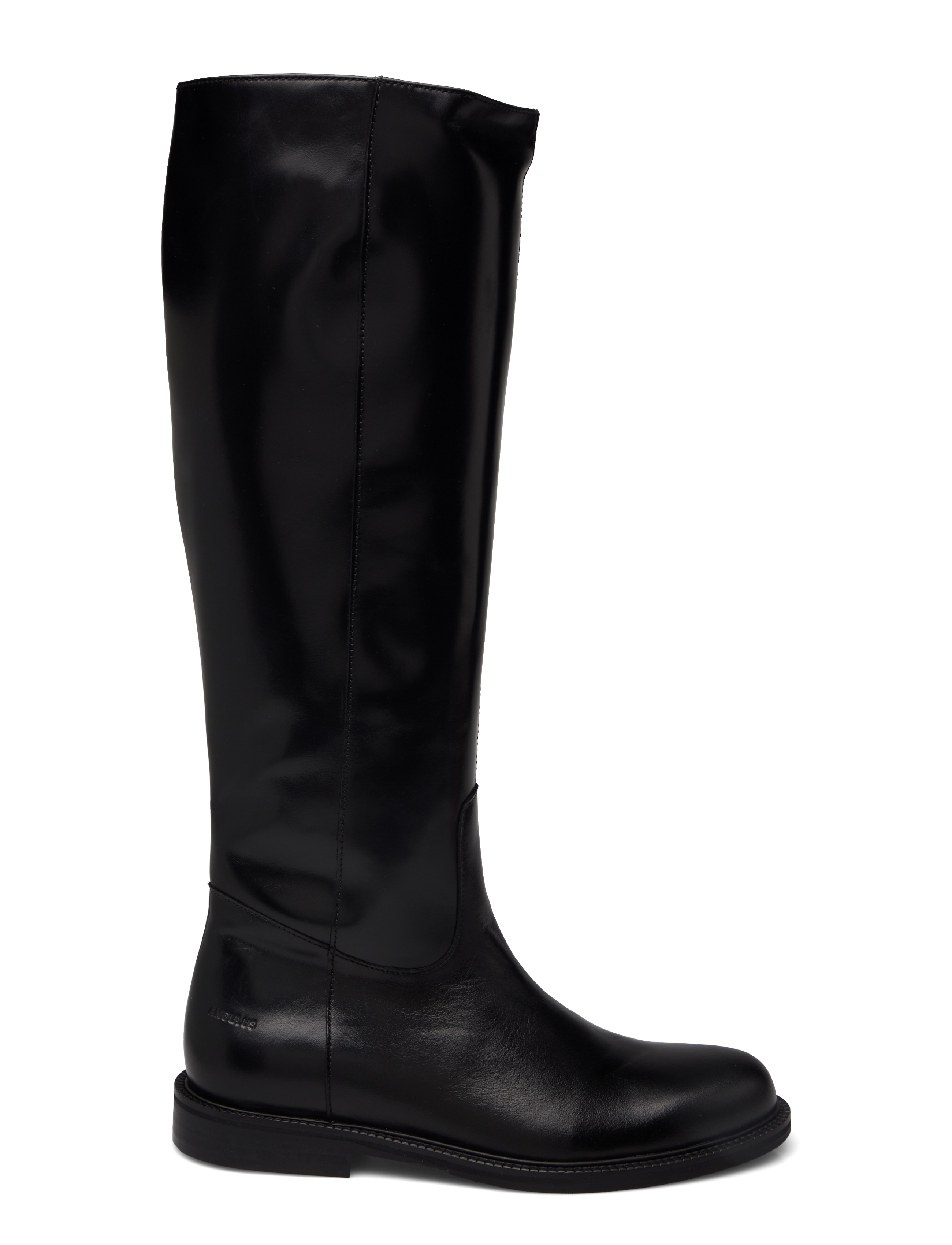 ANGULUS - Boots - flat - with zipper - juhlamuotia outlet-hintaan - 1835/001 black/black - 1
