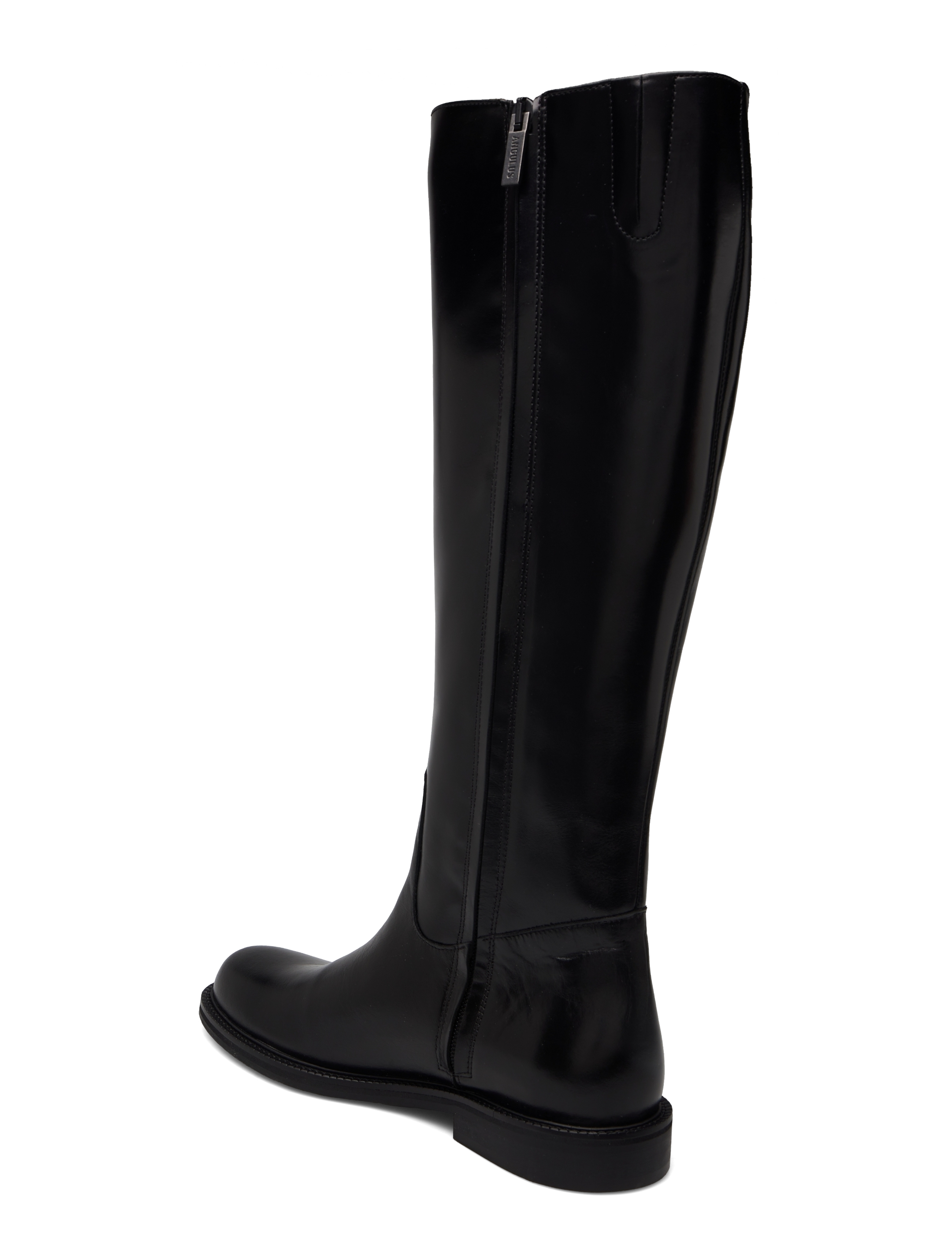 ANGULUS - Boots - flat - with zipper - juhlamuotia outlet-hintaan - 1835/001 black/black - 2