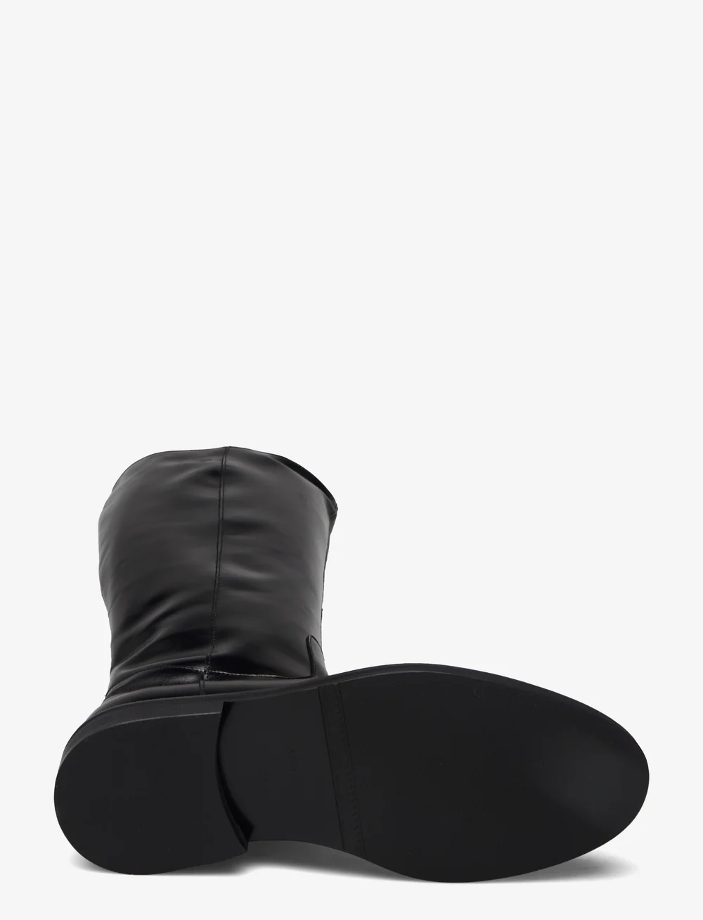 ANGULUS - Boots - flat - with zipper - knähöga stövlar - 1835/001 black/black - 4