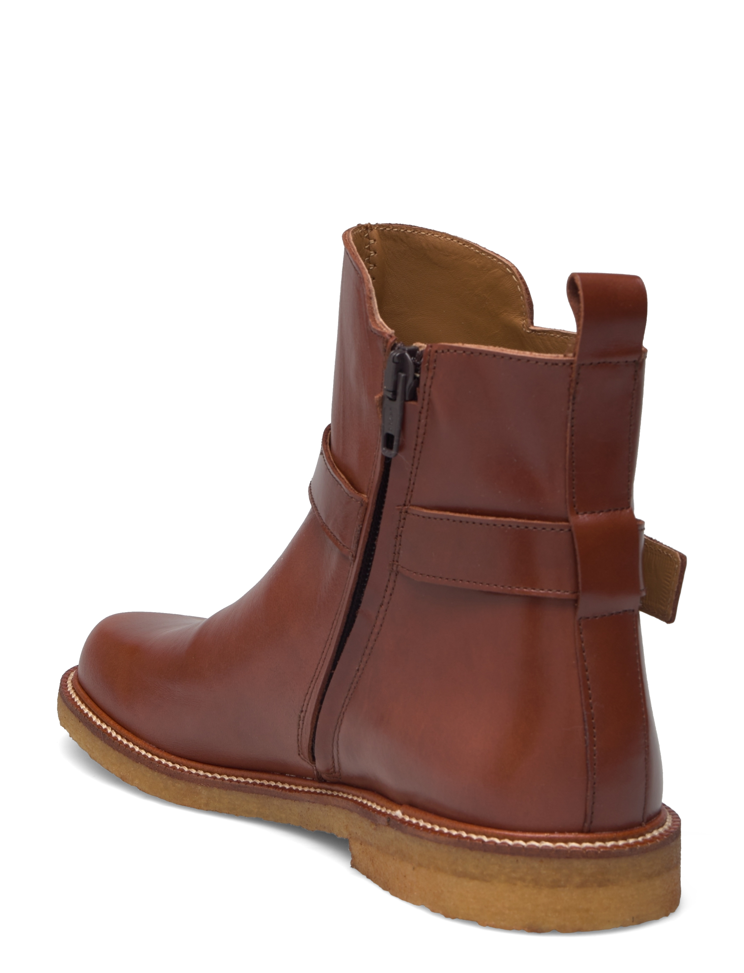 ANGULUS - Booties - flat - flat ankle boots - 1837 brown - 2