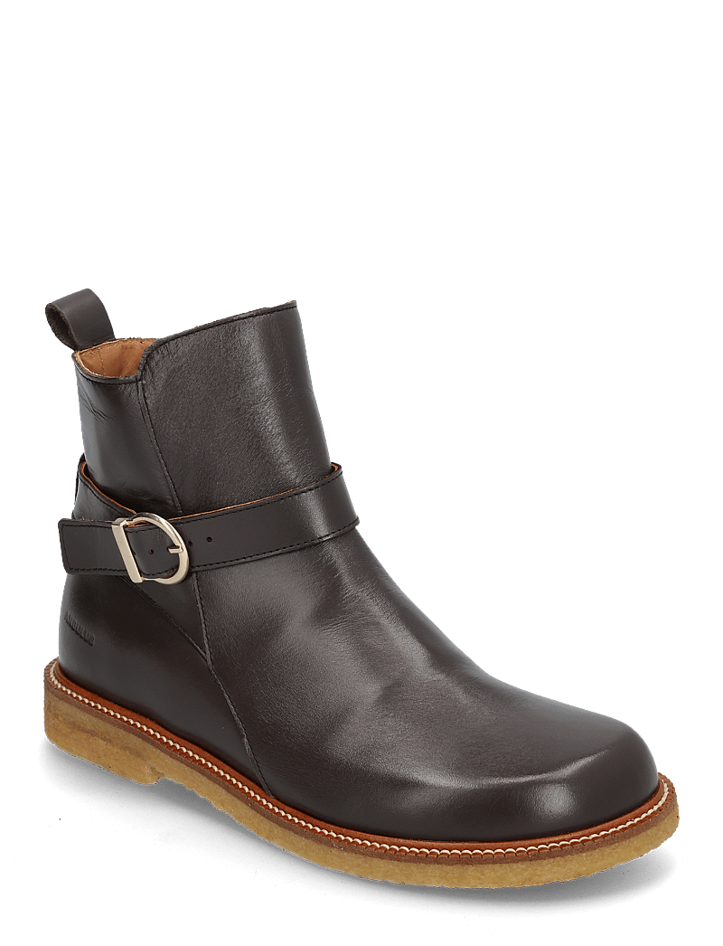 ANGULUS - Booties - flat - platta ankelboots - 2962 brown - 0