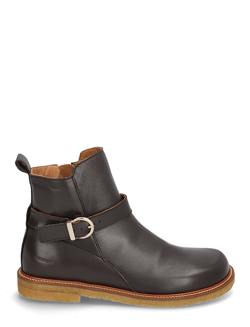 ANGULUS - Booties - flat - platta ankelboots - 2962 brown - 1