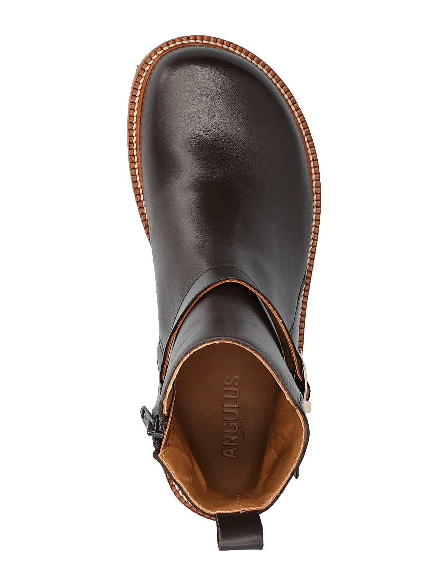 ANGULUS - Booties - flat - flade ankelstøvler - 2962 brown - 3