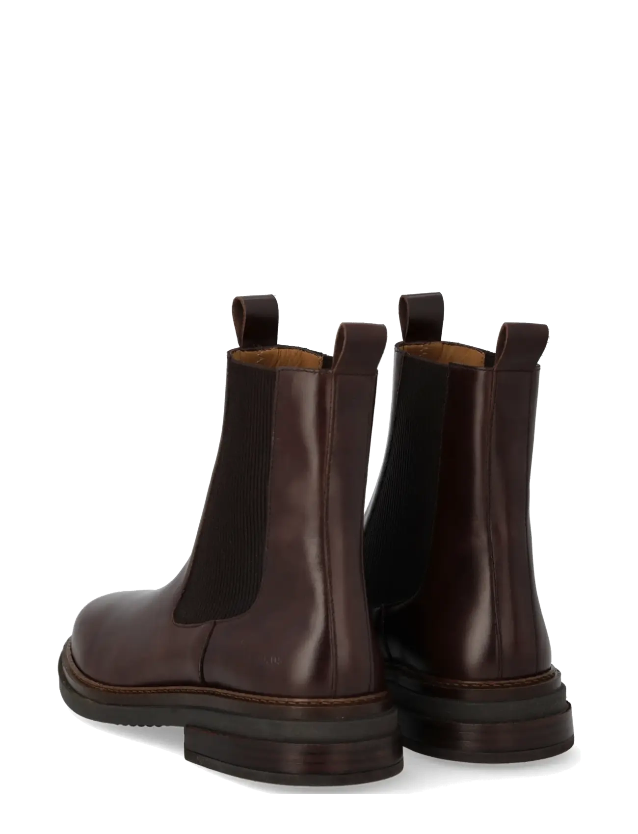 ANGULUS - Booties - flat - with elastic - flade ankelstøvler - 1836/046 dark brown/d. brown - 2
