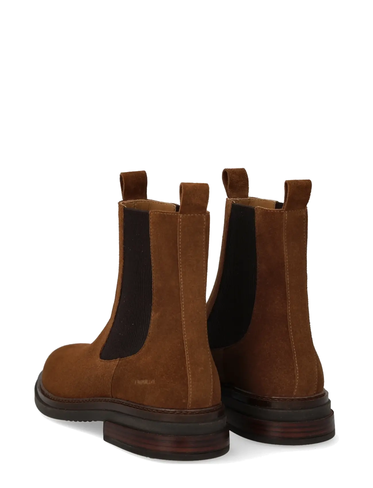 ANGULUS - Booties - flat - with elastic - flade ankelstøvler - 3451/046 camel/dark brown elas - 2