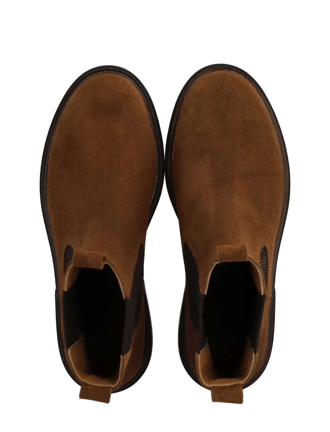 ANGULUS - Booties - flat - with elastic - flade ankelstøvler - 3451/046 camel/dark brown elas - 3