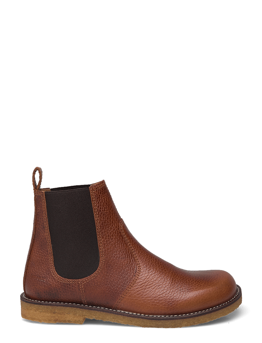 ANGULUS - Booties - flat - with elastic - flache stiefeletten - 2509/002 medium brown - 1