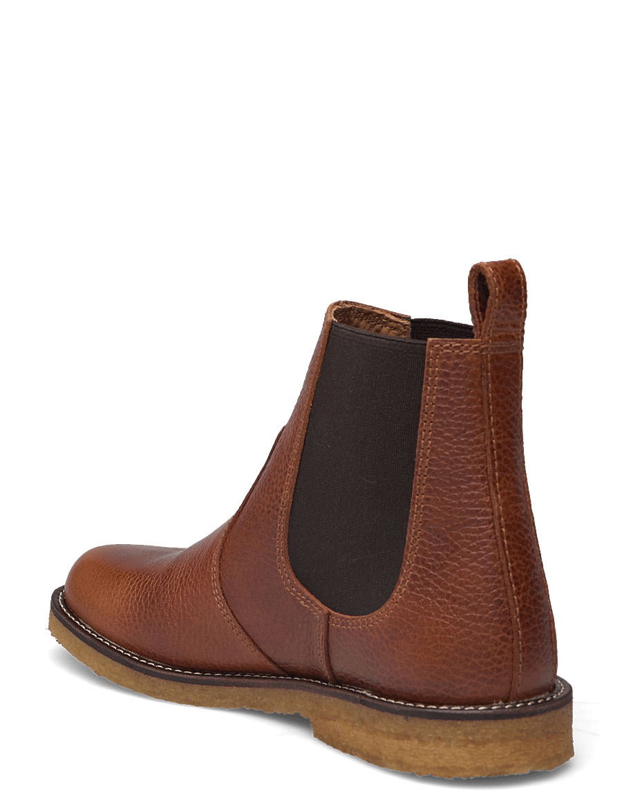 ANGULUS - Booties - flat - with elastic - bottines plates - 2509/002 medium brown - 2