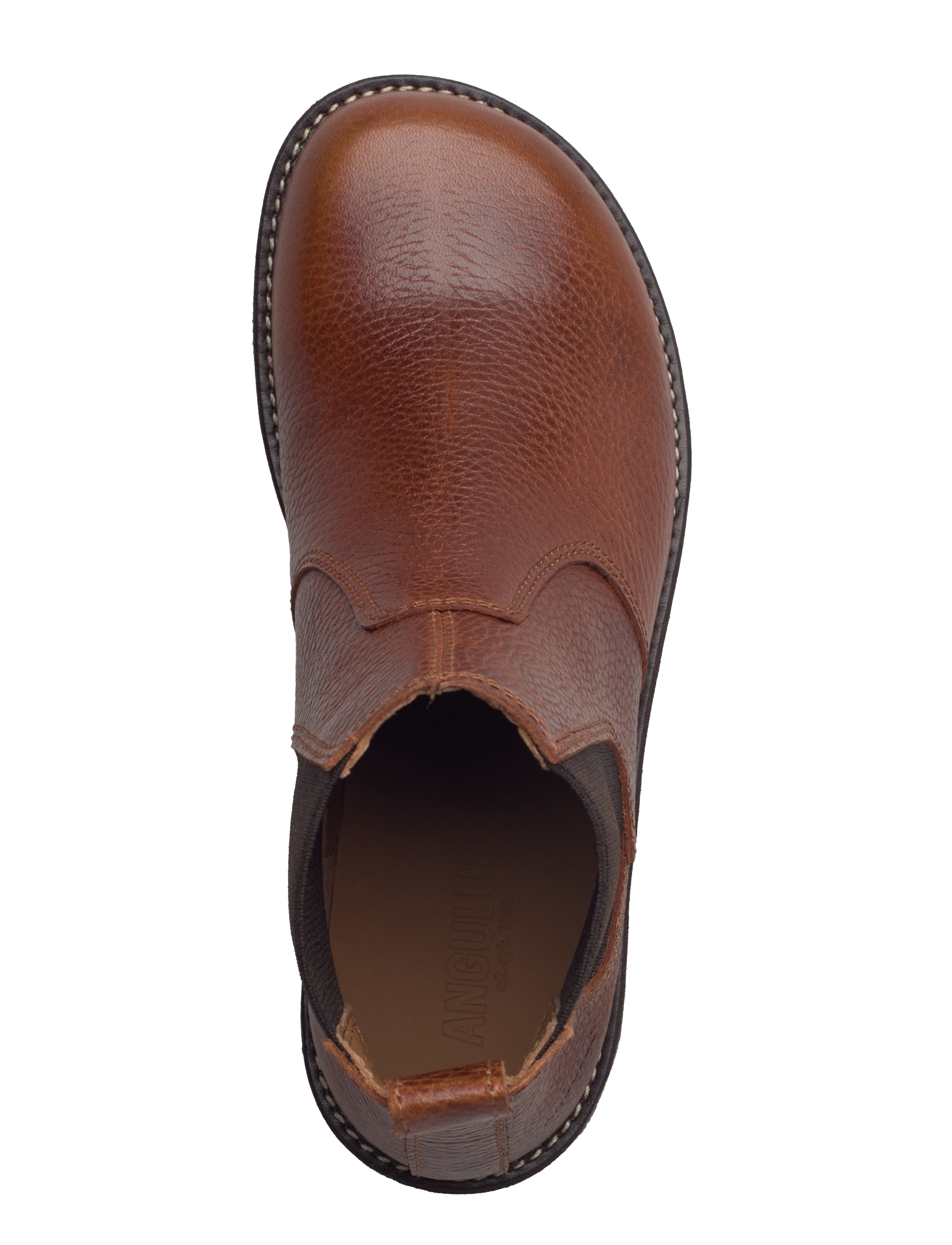 ANGULUS - Booties - flat - with elastic - madalad poolsaapad - 2509/002 medium brown - 3