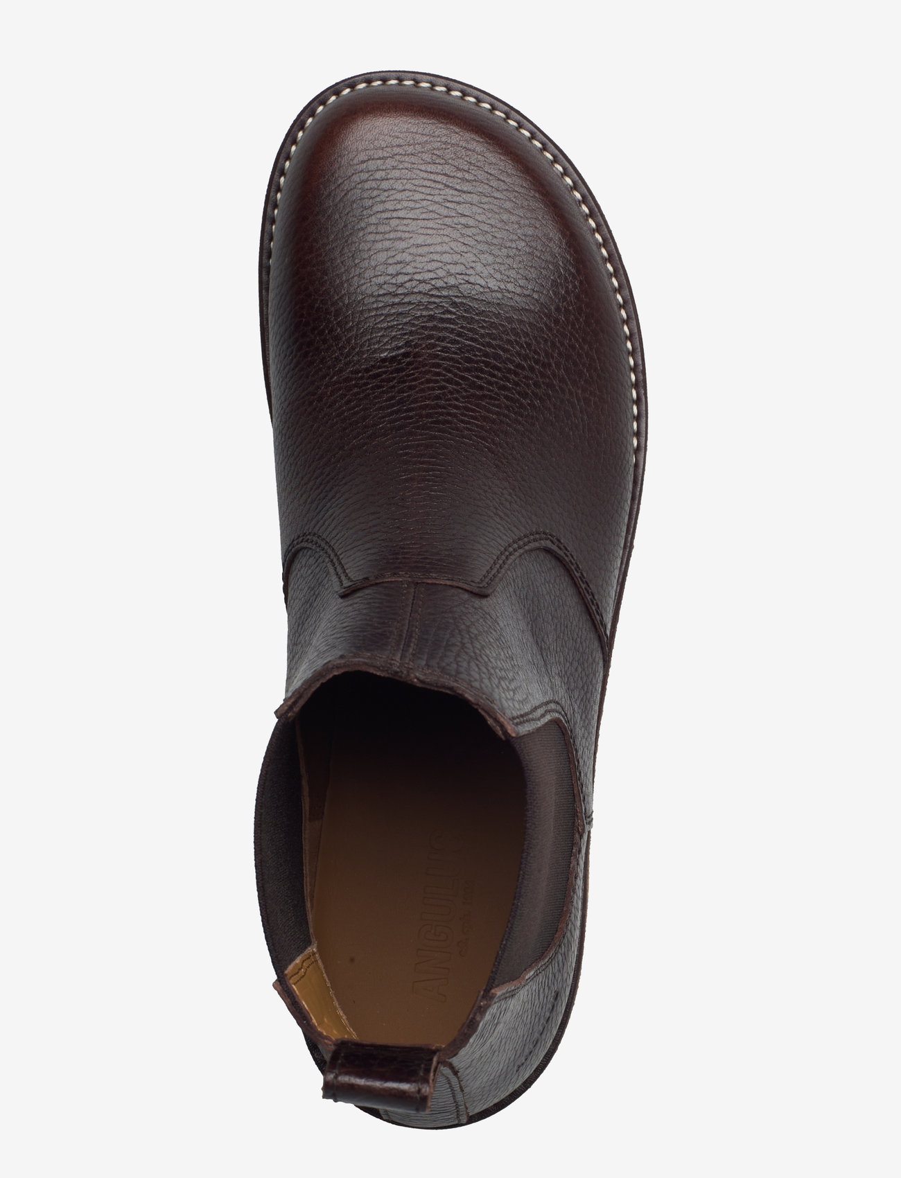 ANGULUS - Booties - flat - with elastic - flache stiefeletten - 2505/002 dark brown/brown - 3