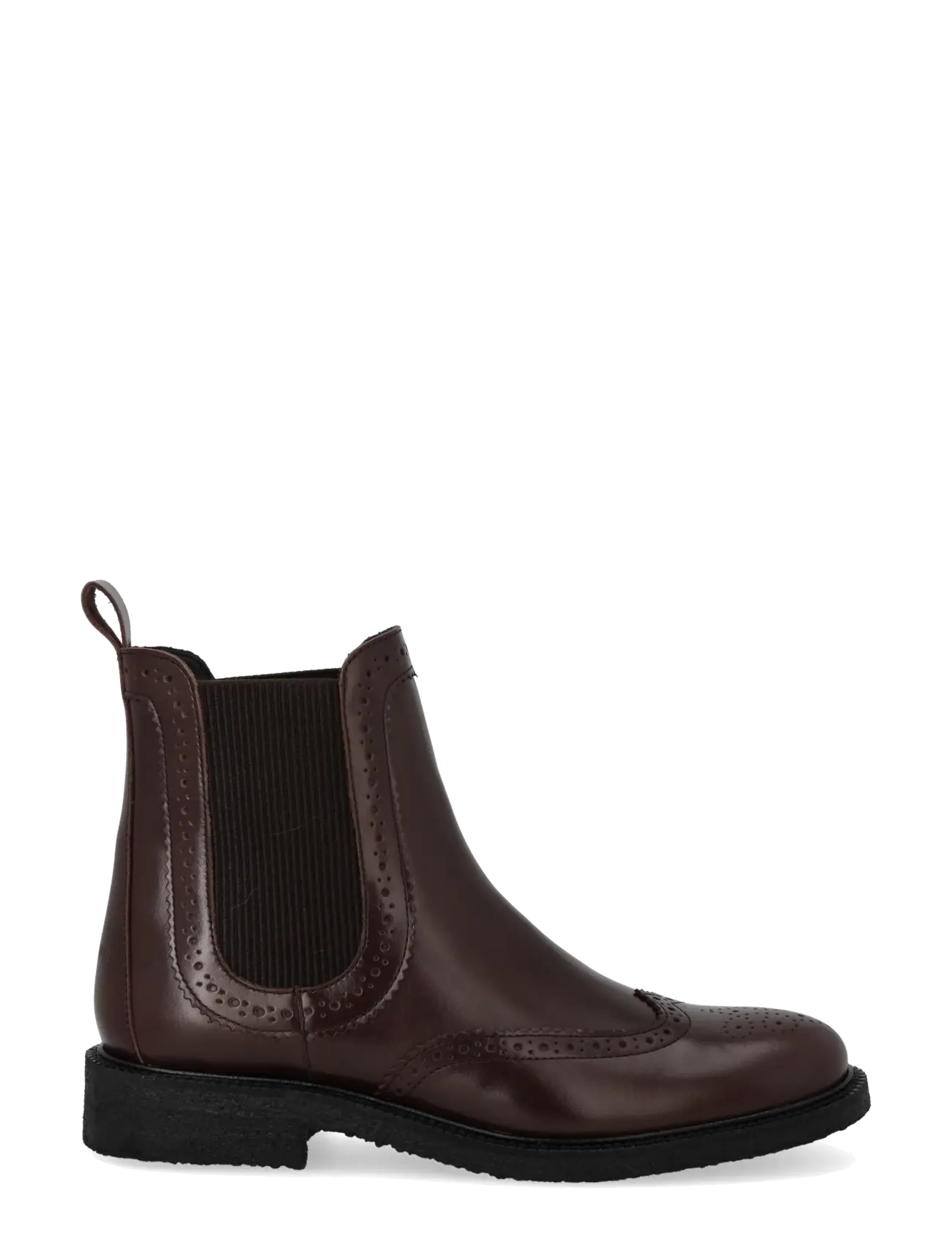 ANGULUS - Booties - flat - with elastic - flache stiefeletten - 1836/046 dark brown/d. brown - 1