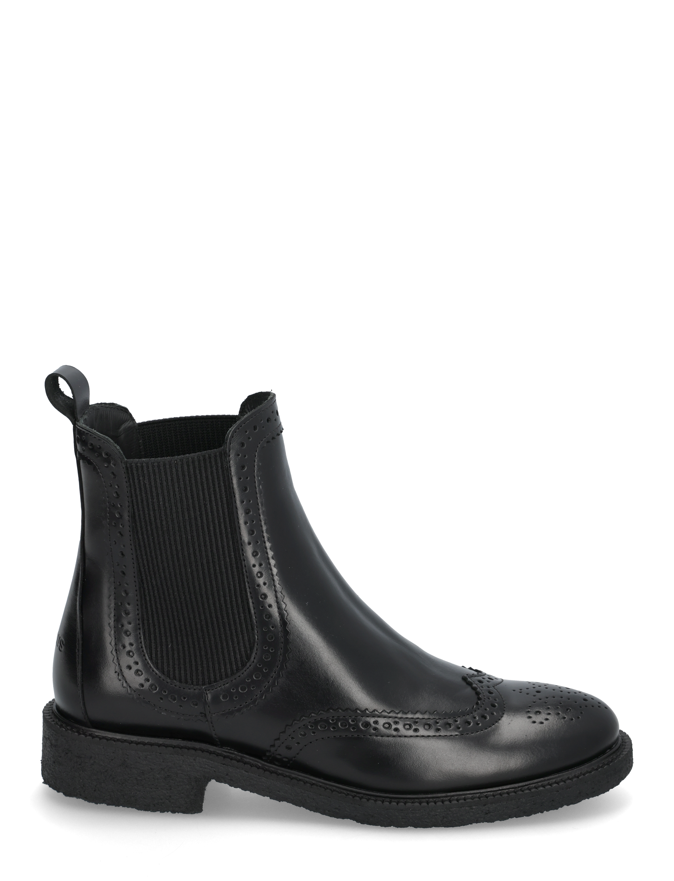 ANGULUS - Booties - flat - with elastic - bottes chelsea - 1835/019 black /black - 1