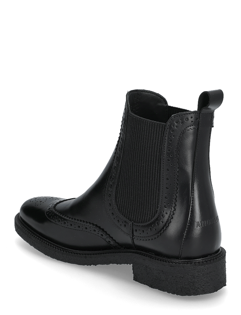 ANGULUS - Booties - flat - with elastic - chelsea støvler - 1835/019 black /black - 2