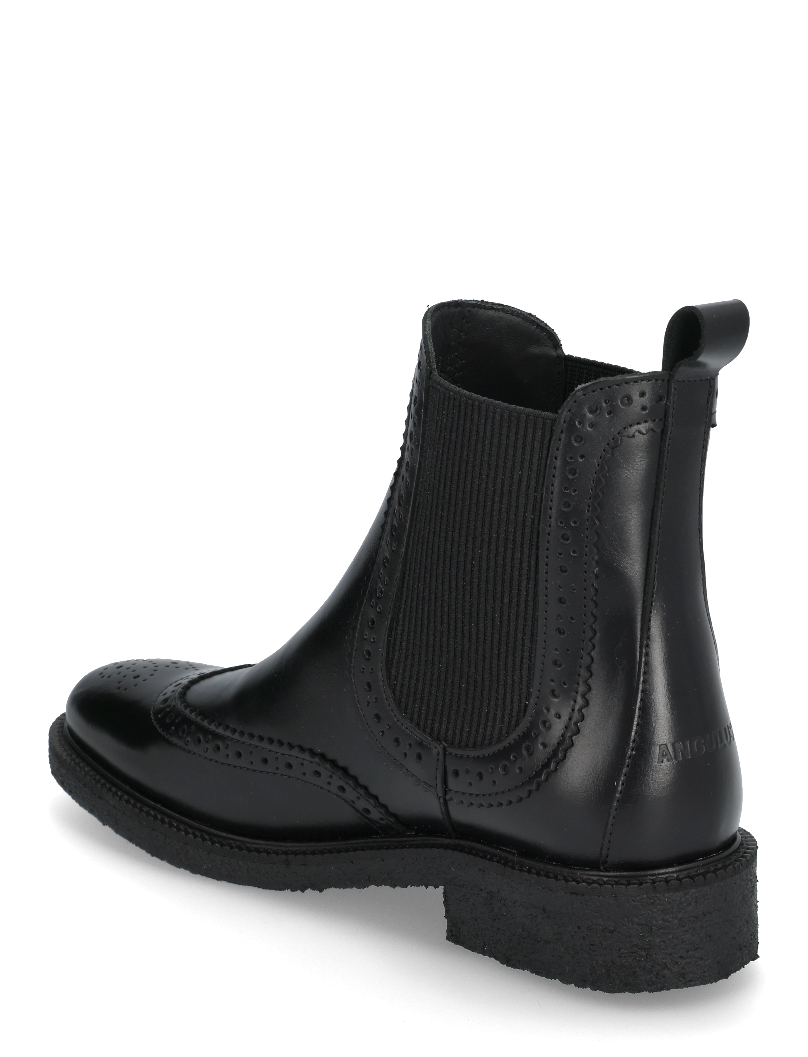 ANGULUS - Booties - flat - with elastic - bottes chelsea - 1835/019 black /black - 2