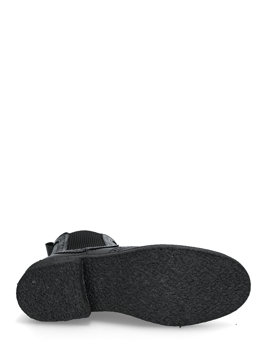 ANGULUS - Booties - flat - with elastic - bottes chelsea - 1835/019 black /black - 4