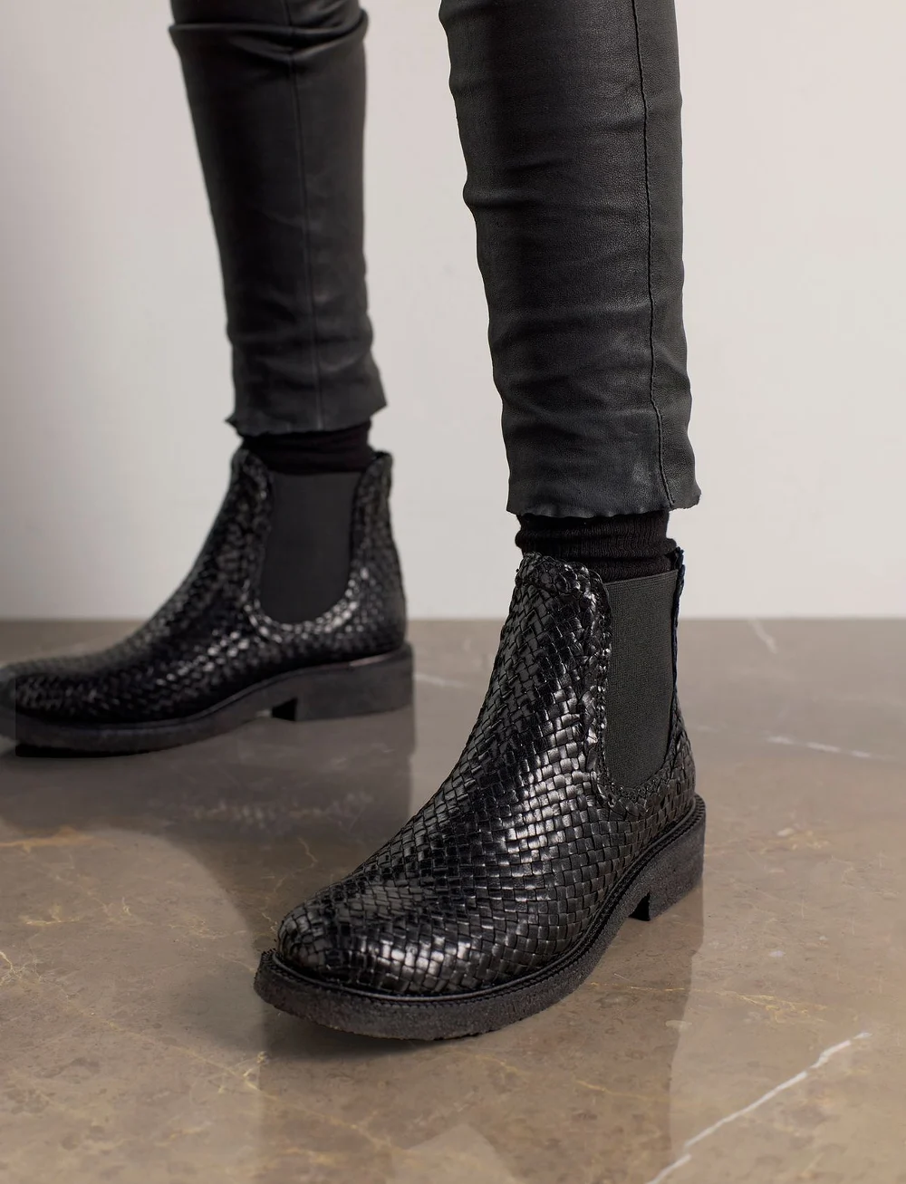 ANGULUS Booties Flat With Elastic Talon bas Boozt