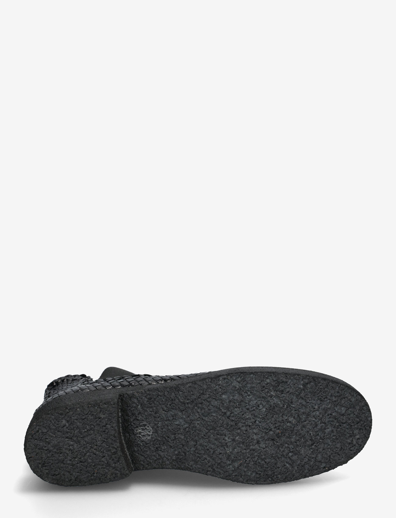ANGULUS - Booties - flat - with elastic - flache stiefeletten - 2072/001 black braid/black - 4