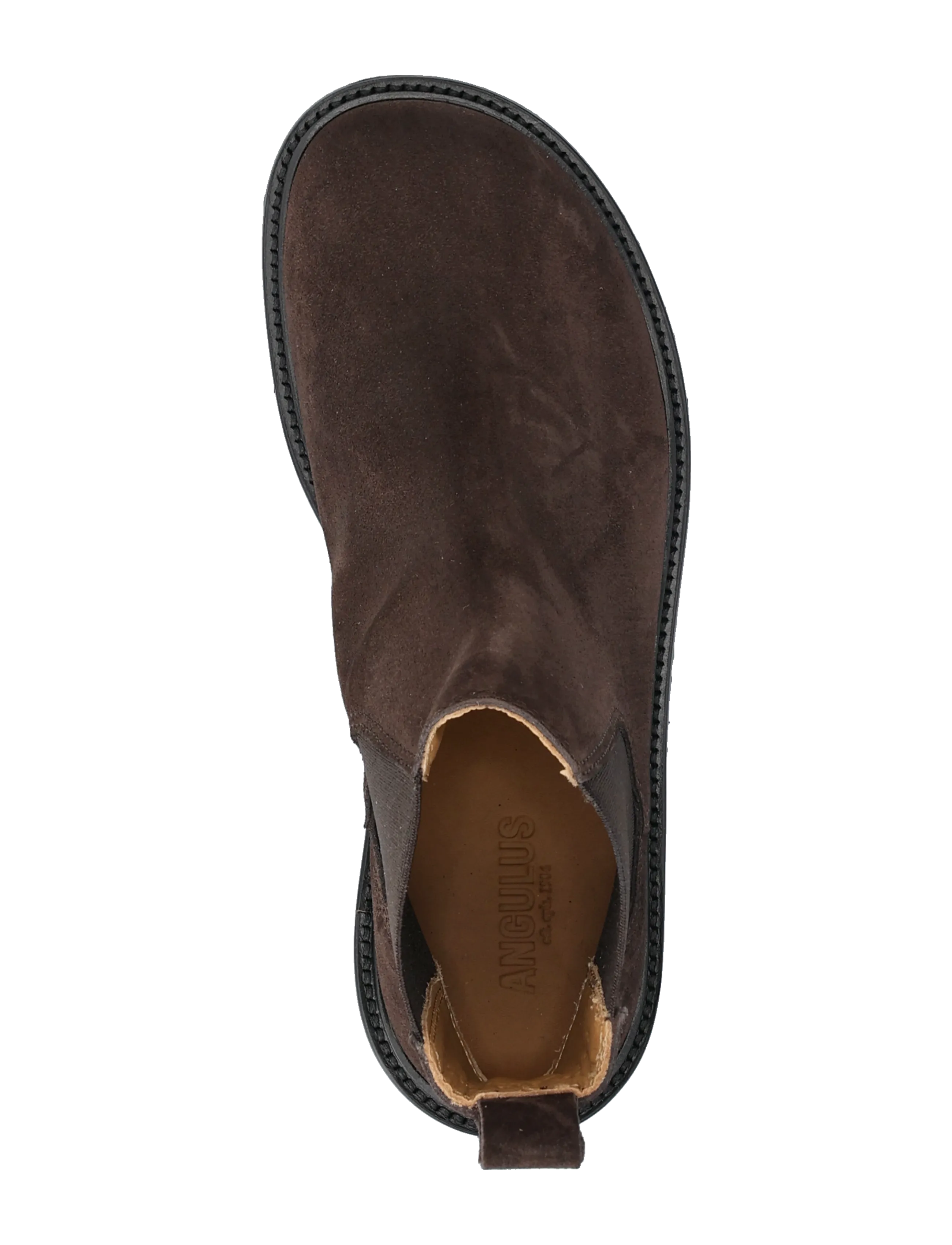 ANGULUS - Booties - flat - with elastic - madalad poolsaapad - 2193/002 brown/brown - 3