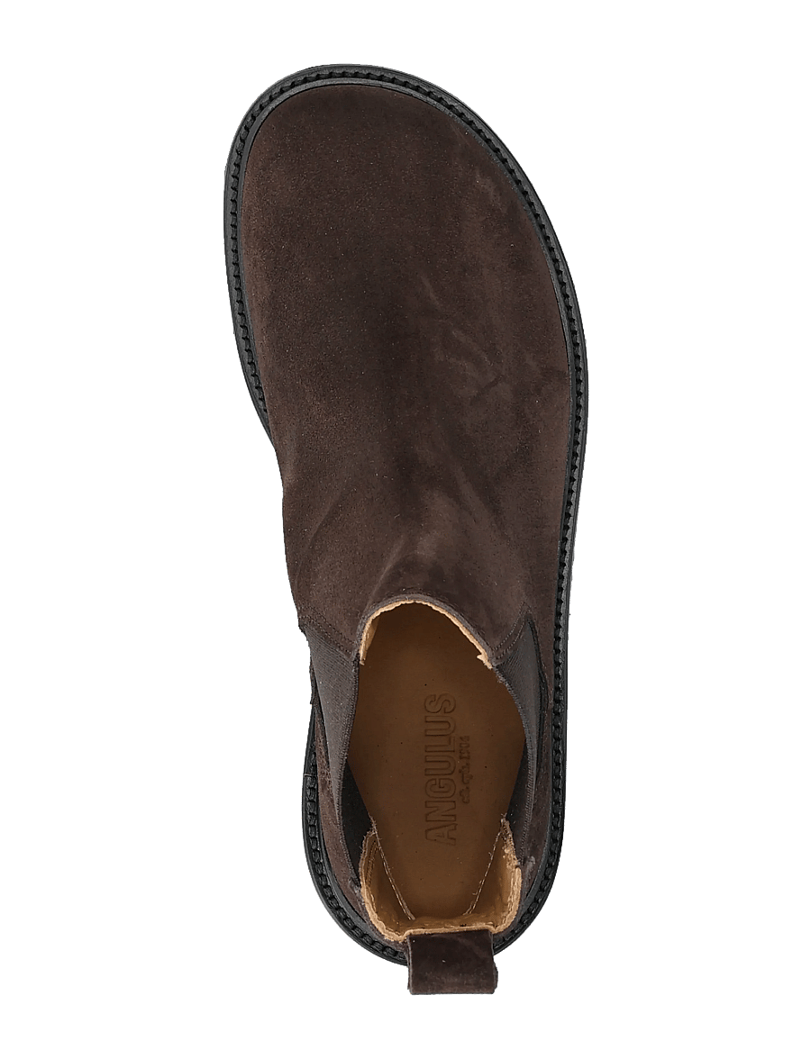 ANGULUS - Booties - flat - with elastic - madalad poolsaapad - 2193/002 brown/brown - 3