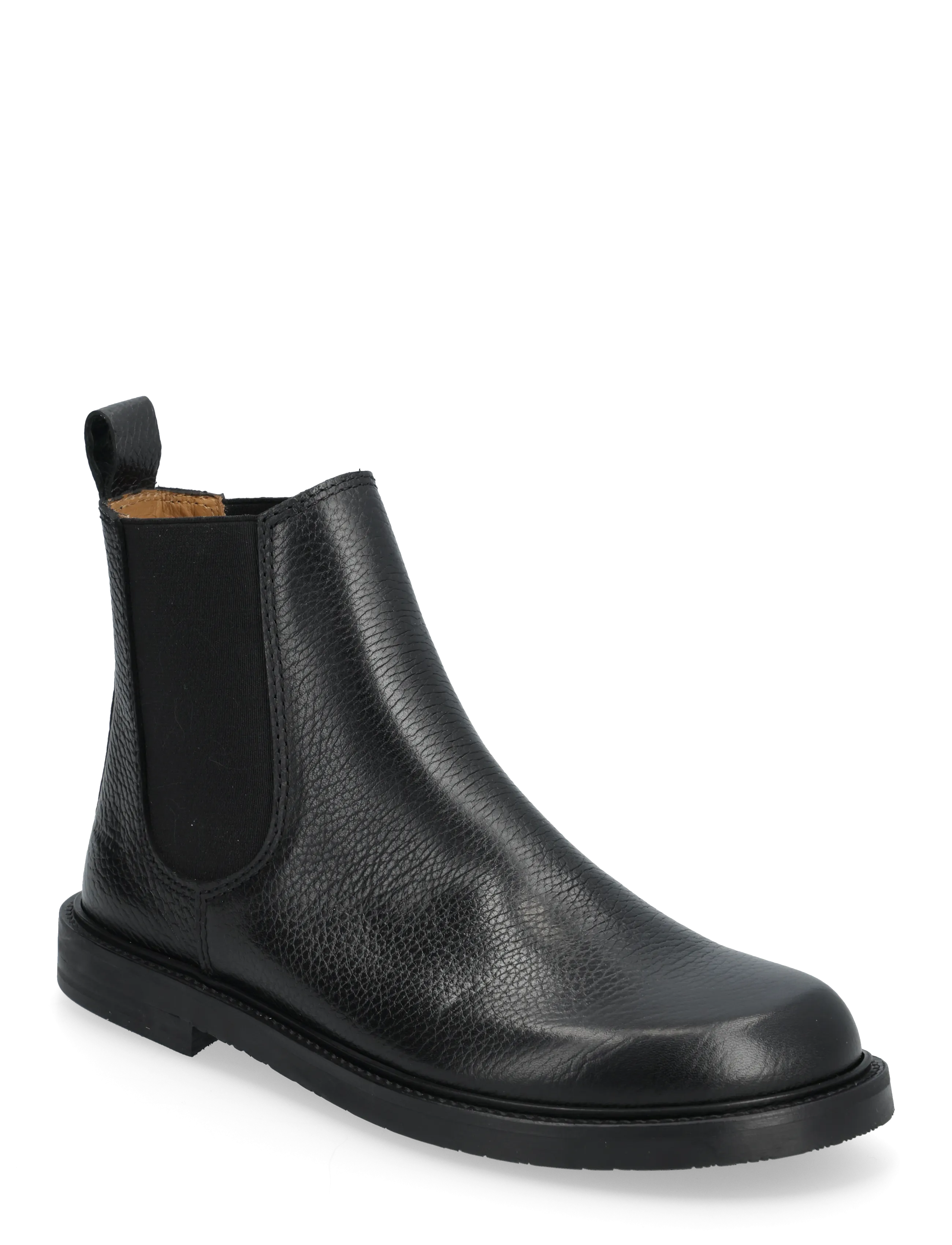 ANGULUS Booties - Flat - With Elastic, 35, Black, Ankelstøvler > Ankelstøvler Med Flad Hæl, Dame