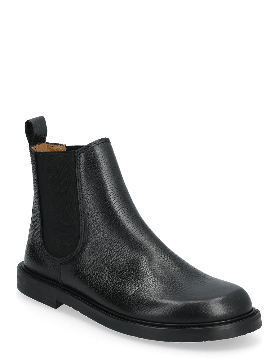 ANGULUS - Booties - flat - with elastic - flat ankle boots - 2504/001 black/black - 0