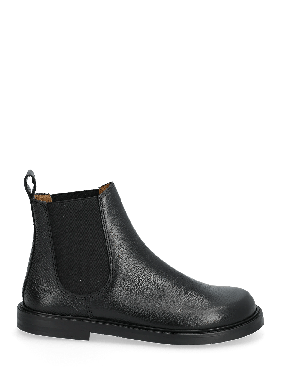 ANGULUS - Booties - flat - with elastic - flat ankle boots - 2504/001 black/black - 1