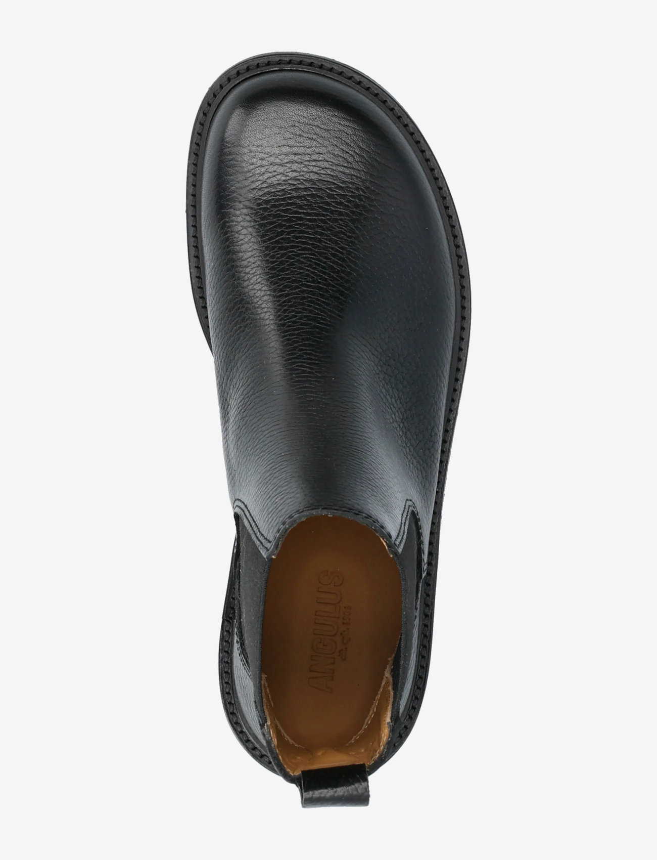 ANGULUS - Booties - flat - with elastic - madalad poolsaapad - 2504/001 black/black - 3