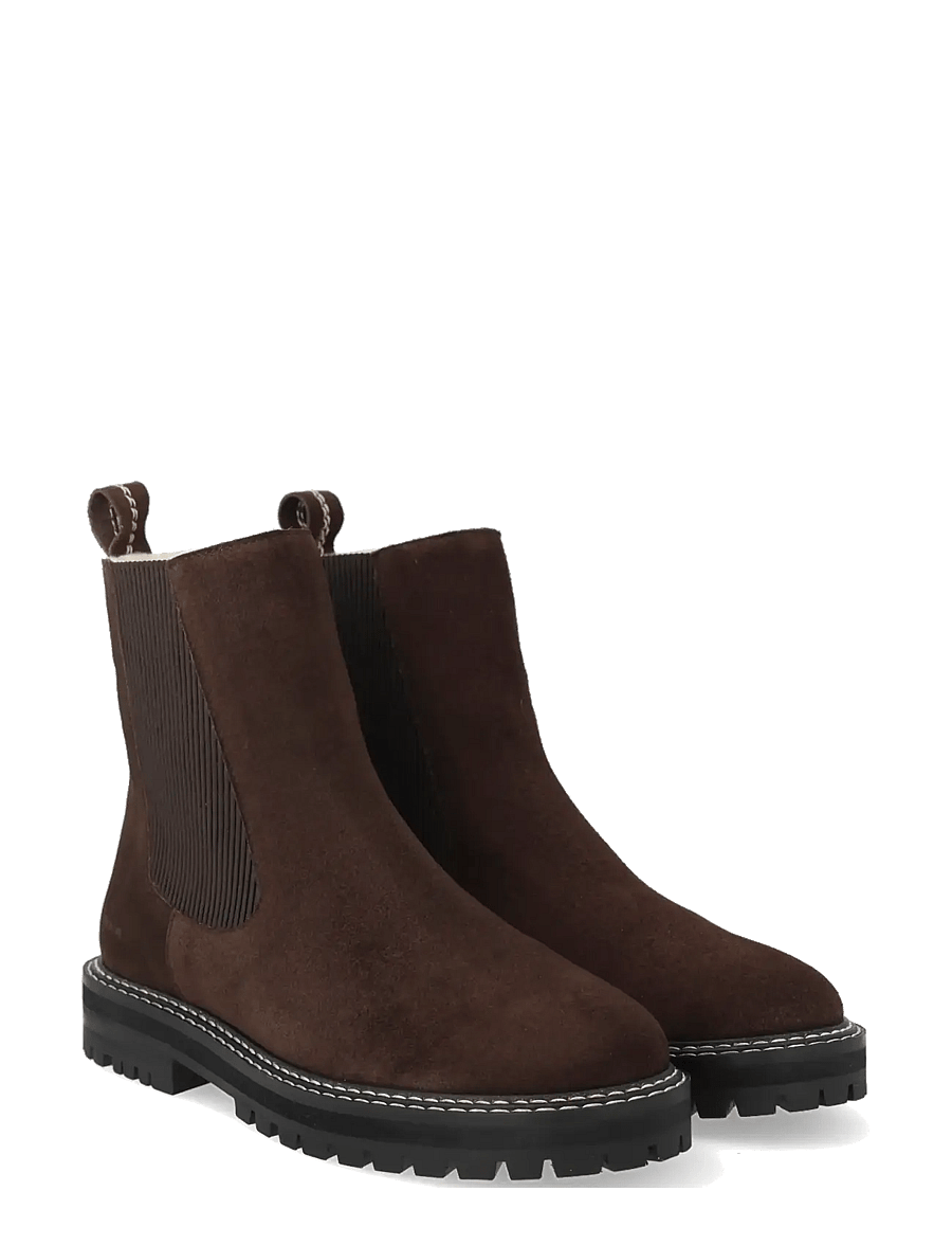 ANGULUS - Boots - flat - flat ankle boots - 2193/046 brown/brown - 0