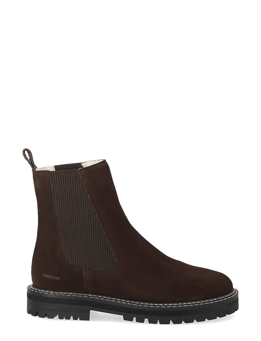 ANGULUS - Boots - flat - flat ankle boots - 2193/046 brown/brown - 1