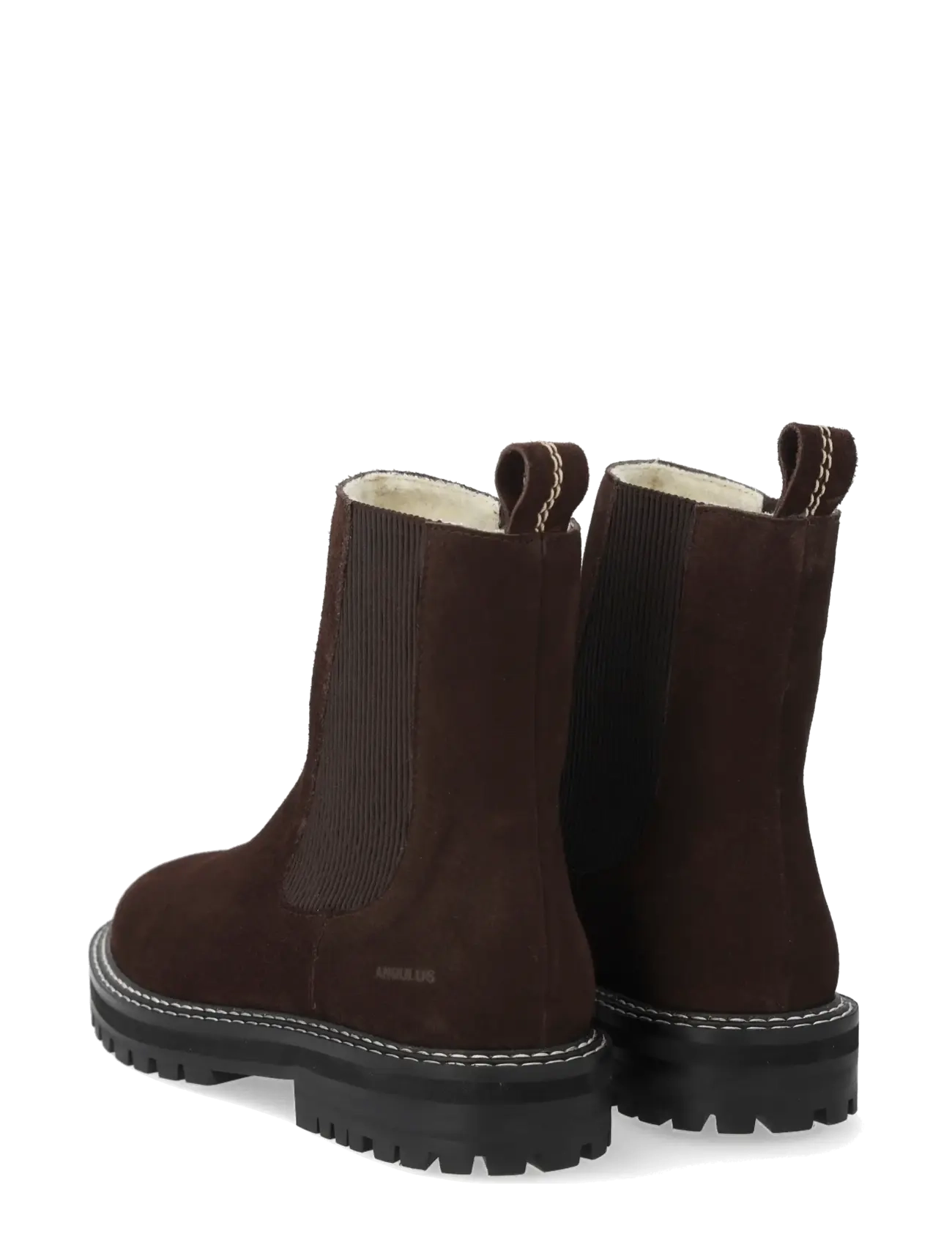 ANGULUS - Boots - flat - flat ankle boots - 2193/046 brown/brown - 2