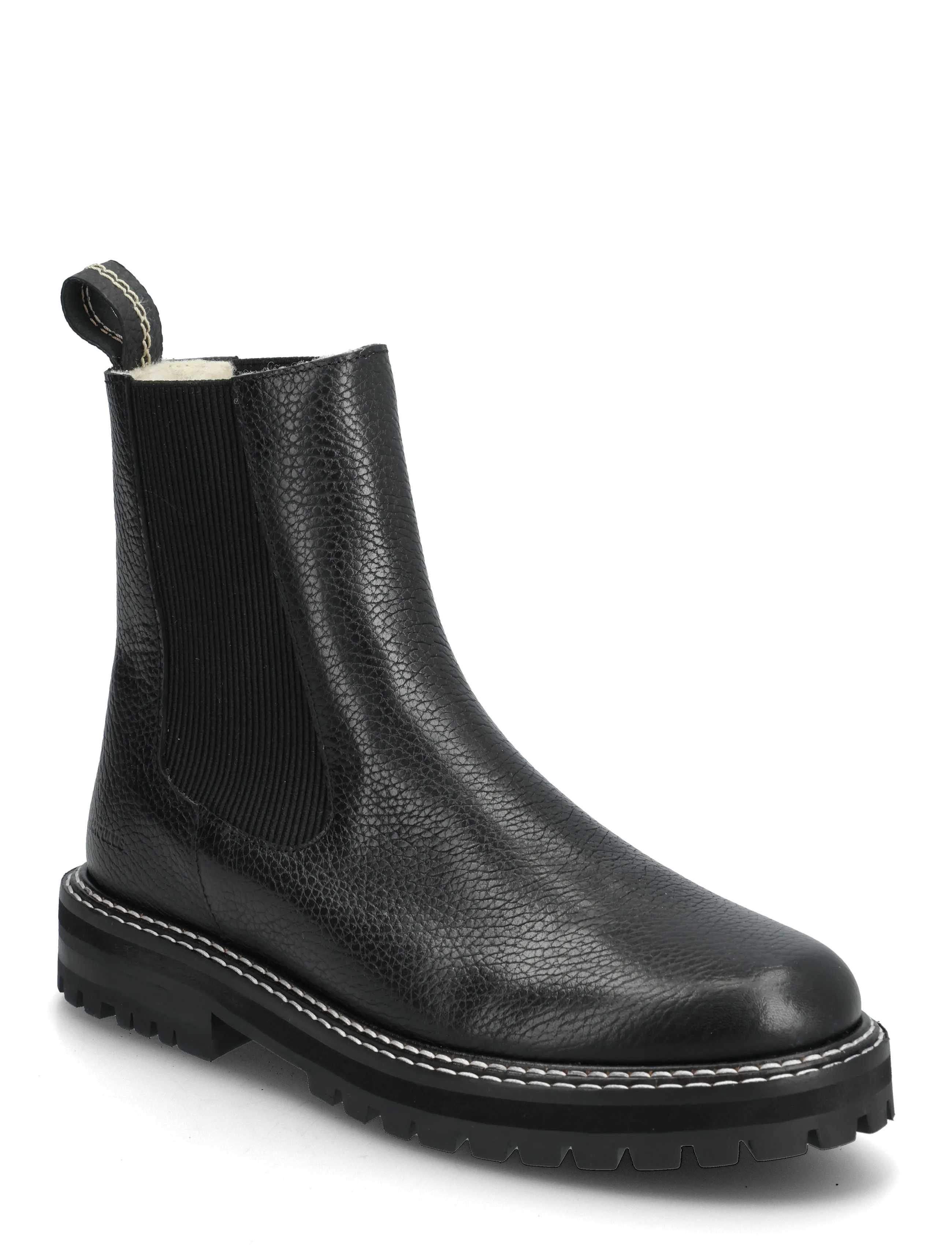 ANGULUS Boots - Flat, 42, Black, Ankelstøvler > Ankelstøvler Med Flad Hæl, Dame