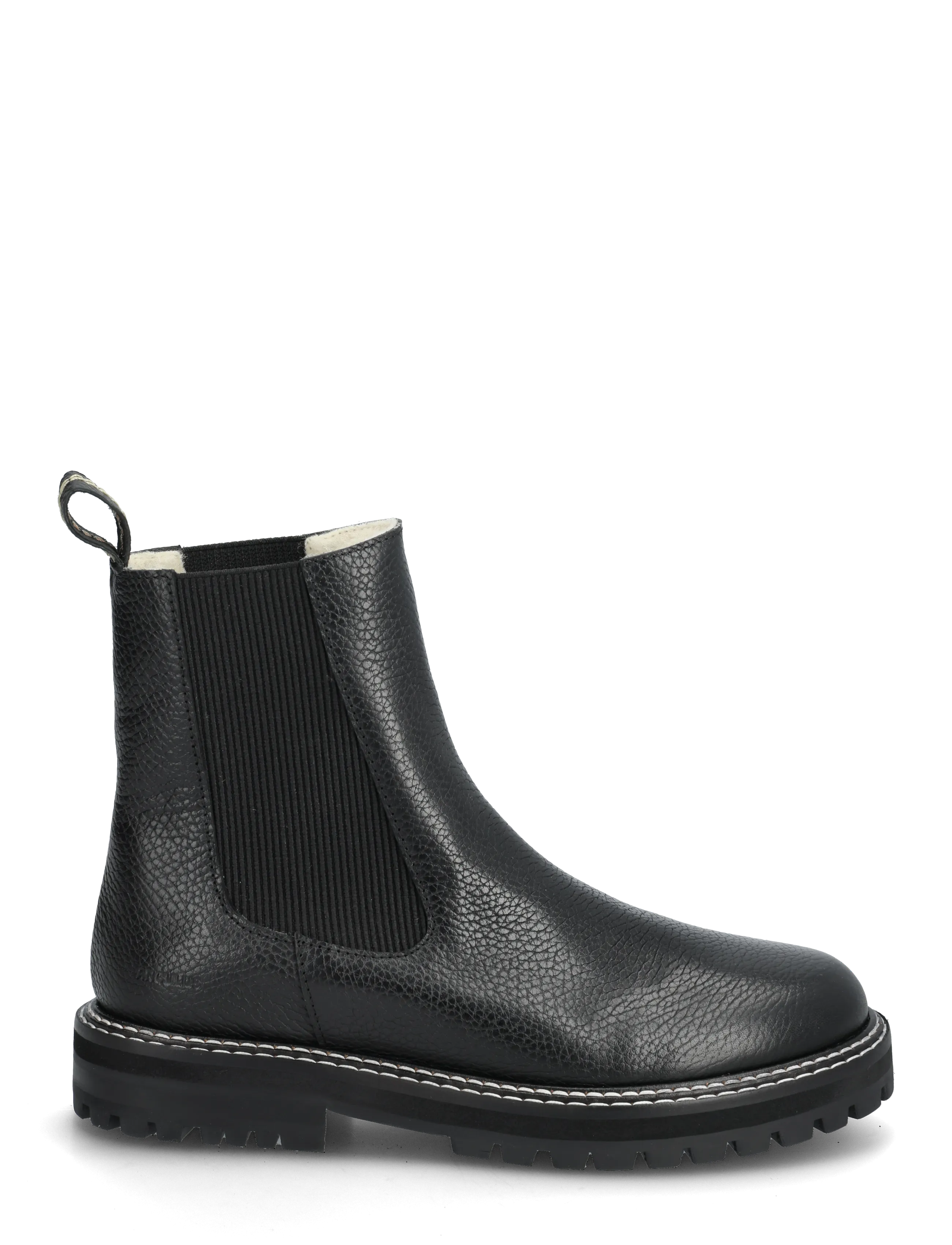 ANGULUS - Boots - flat - lygiapadžiai aulinukai iki kulkšnių - 2504/019 black/black - 1