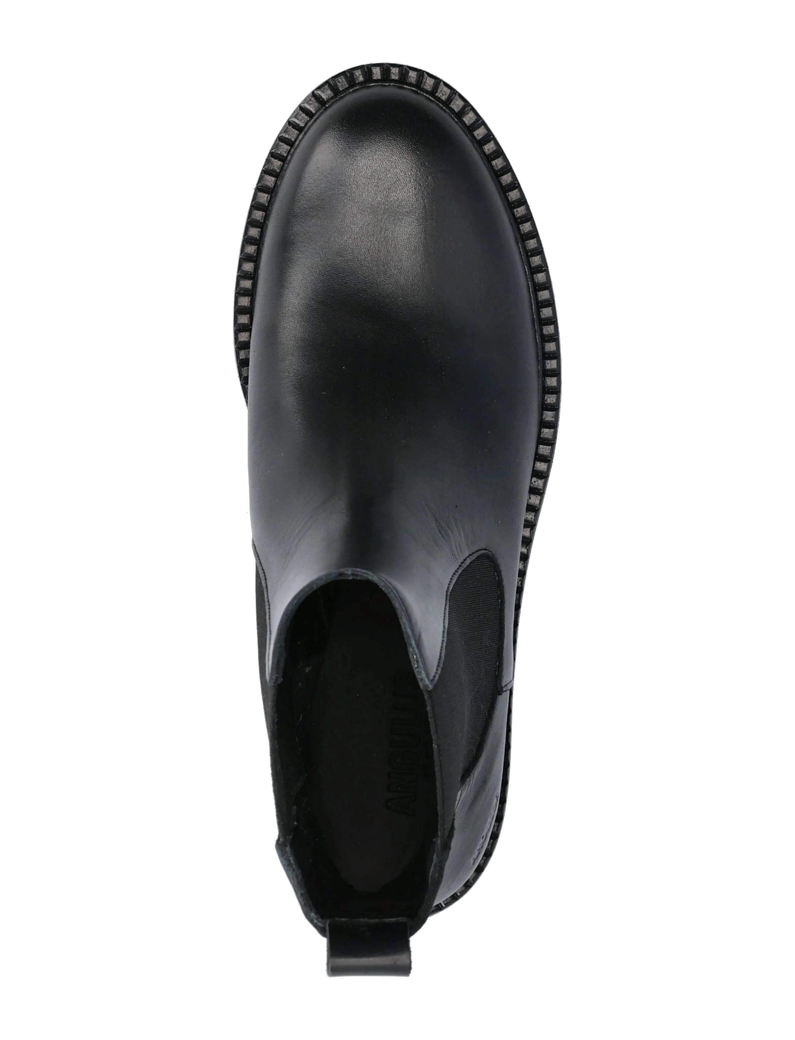ANGULUS - Booties - flat - with elastic - platta ankelboots - 1604/001 black/black - 4