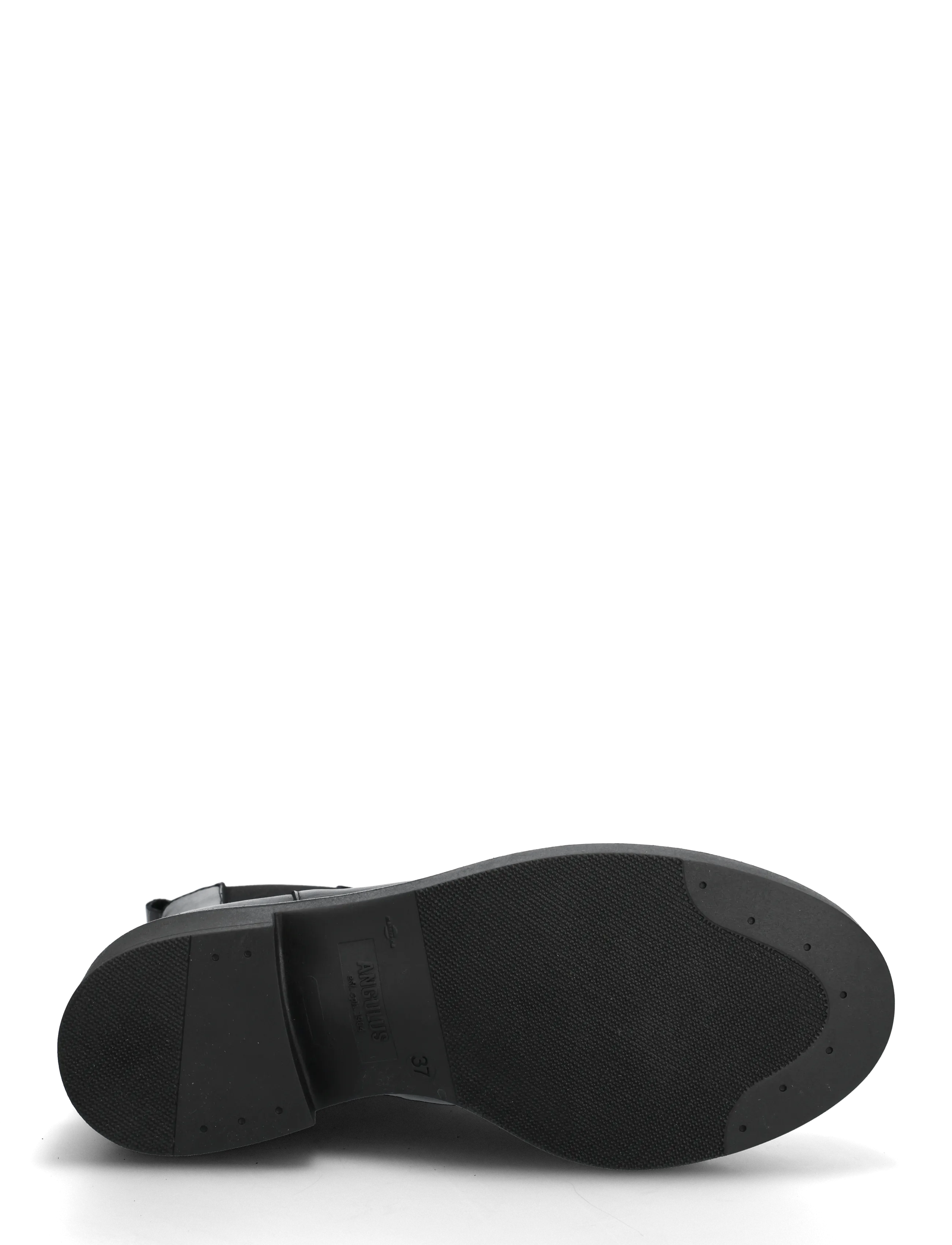 ANGULUS - Booties - flat - with elastic - platta ankelboots - 1604/001 black/black - 5