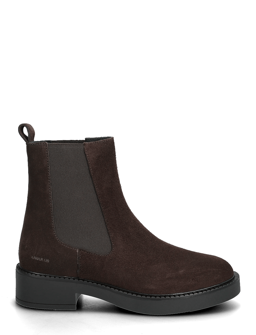 ANGULUS - Booties - flat - with elastic - platta ankelboots - 2193/002 brown/brown - 1