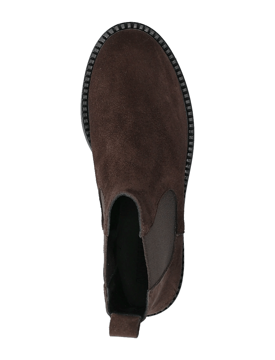 ANGULUS - Booties - flat - with elastic - platta ankelboots - 2193/002 brown/brown - 3