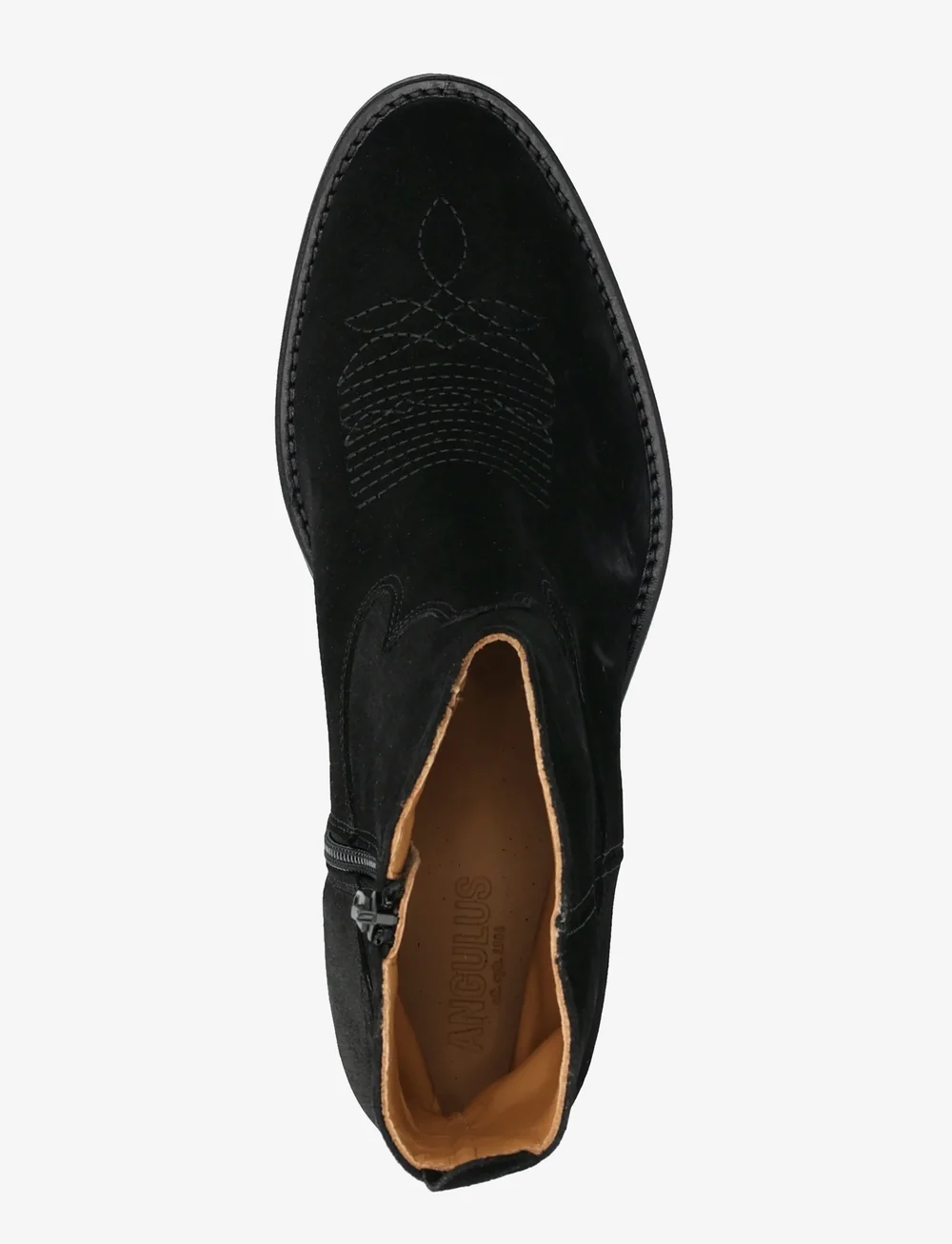 ANGULUS - Booties - Wedgel - with zip - korolliset nilkkurit - 1163 black - 4