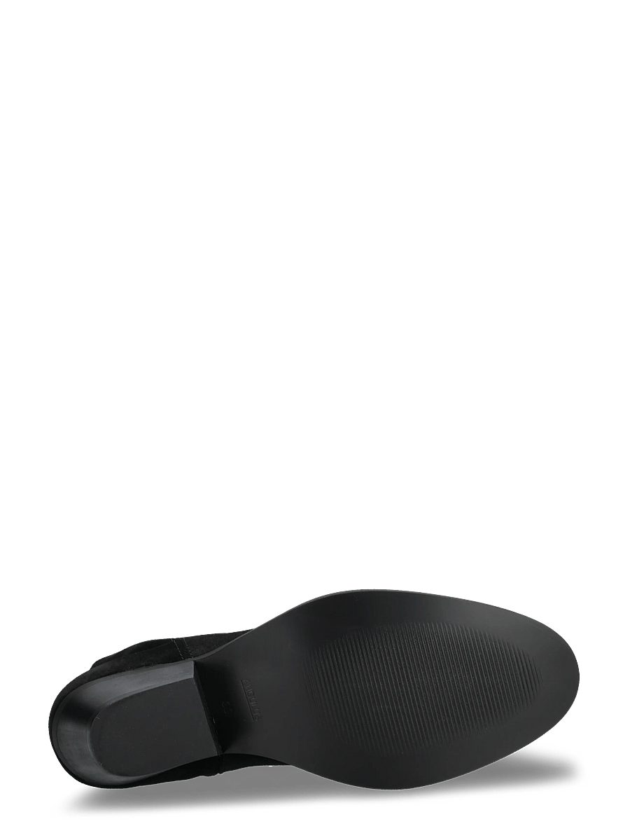 ANGULUS - Booties - Wedgel - with zip - augstpapēžu puszābaki - 1163 black - 5