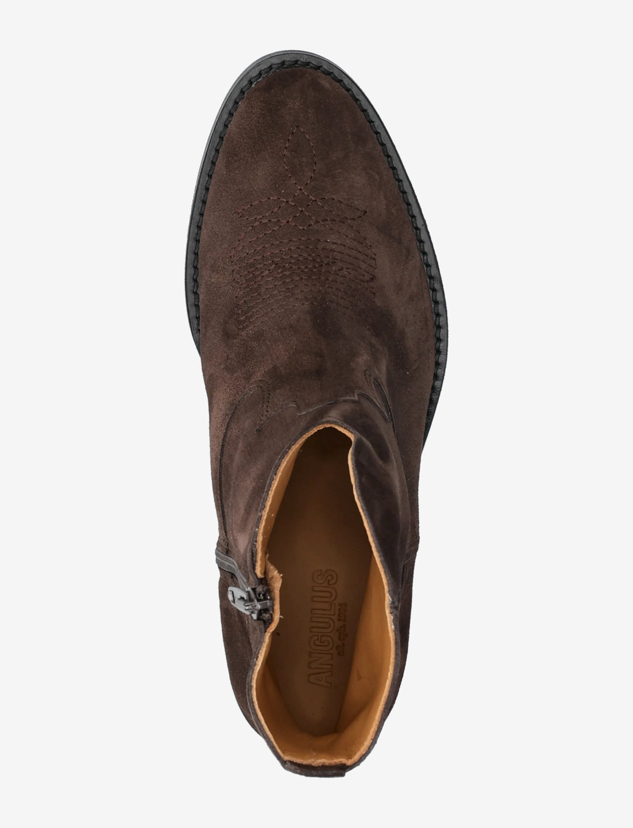 ANGULUS - Booties - Wedgel - with zip - stiefeletten mit absatz - 2193 dark brown - 3