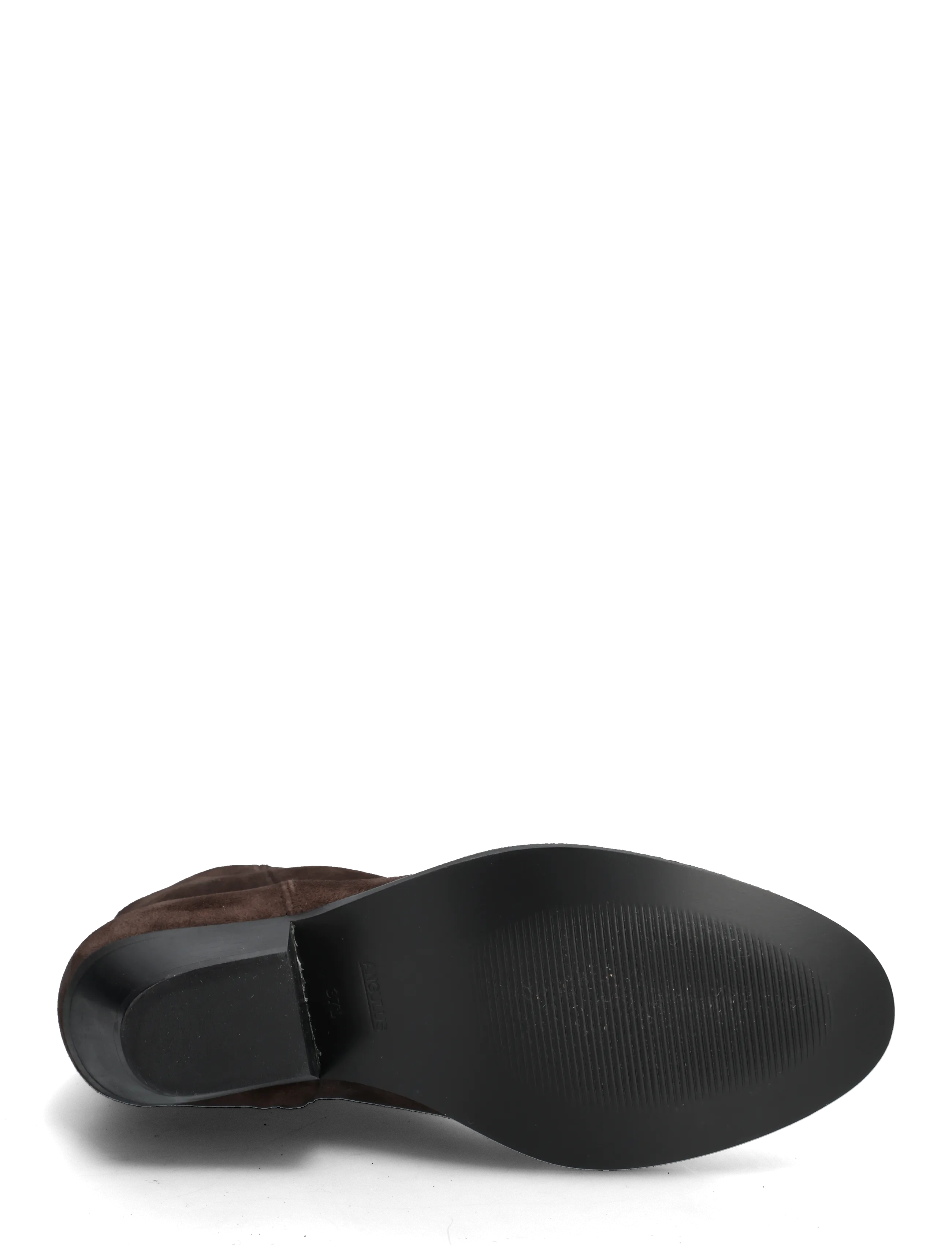 ANGULUS - Booties - Wedgel - with zip - høj hæl - 2193 dark brown - 4
