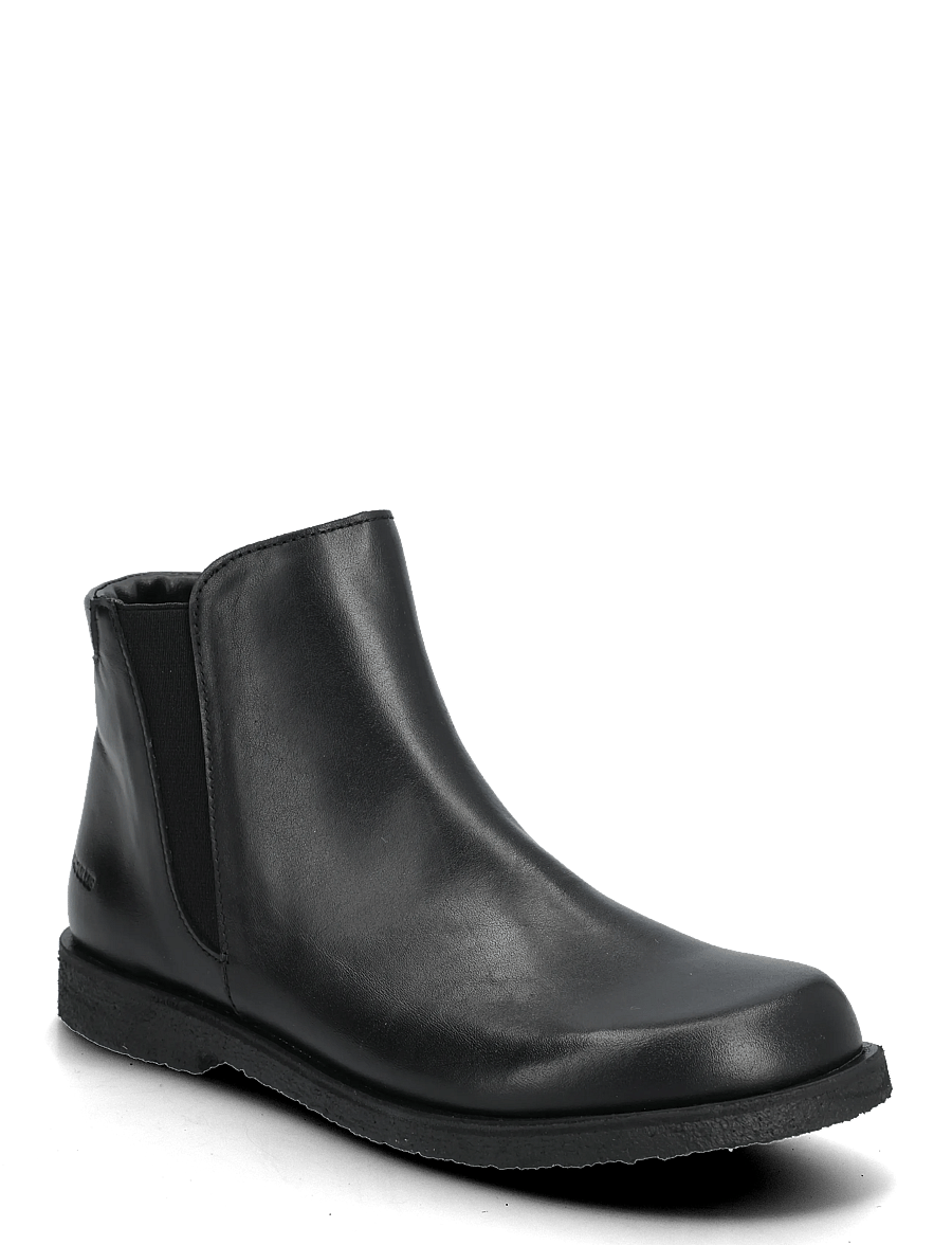 ANGULUS - Booties - flat - with elastic - flache stiefeletten - 1604/001 black/black - 0