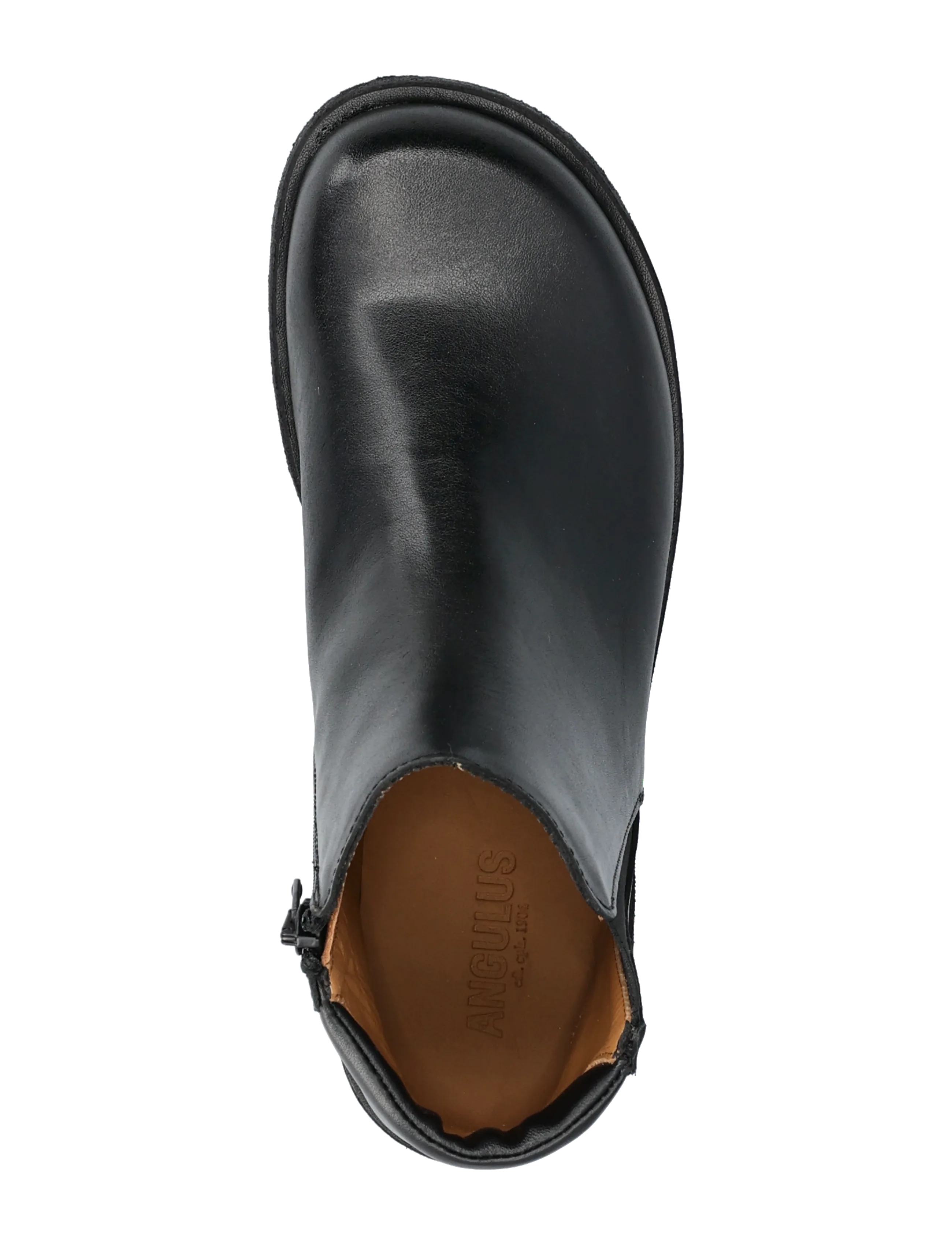 ANGULUS - Booties - flat - with elastic - 1604/001 black/black - 3