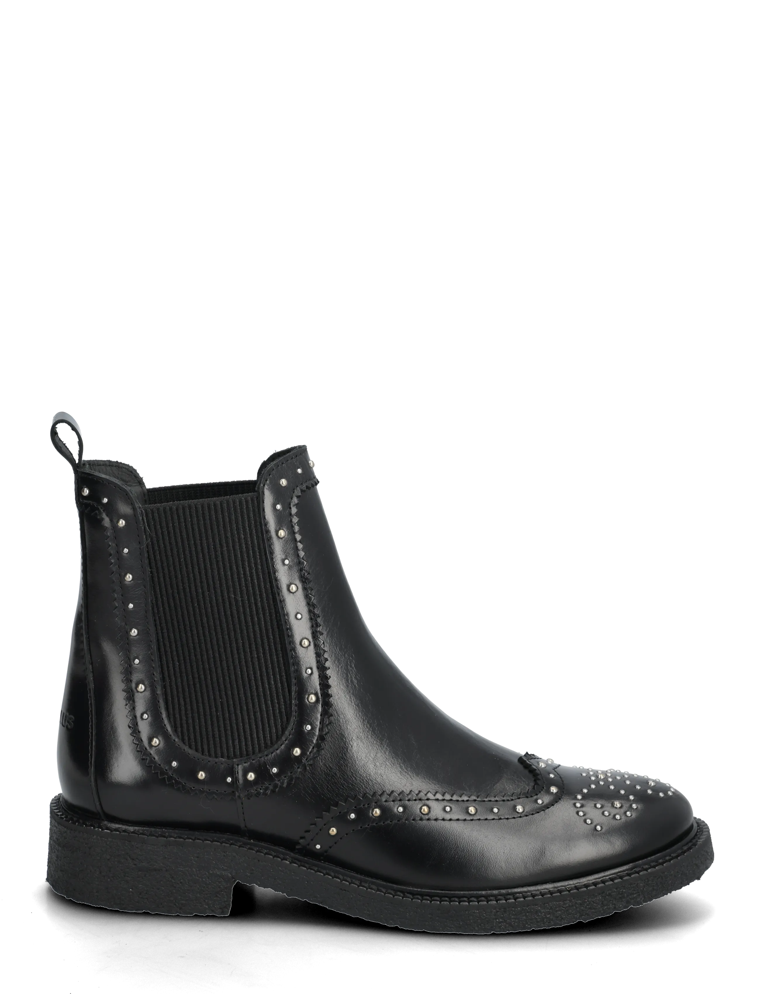 ANGULUS - Booties - flat - with elastic - platta ankelboots - 1835/019 black /black - 2
