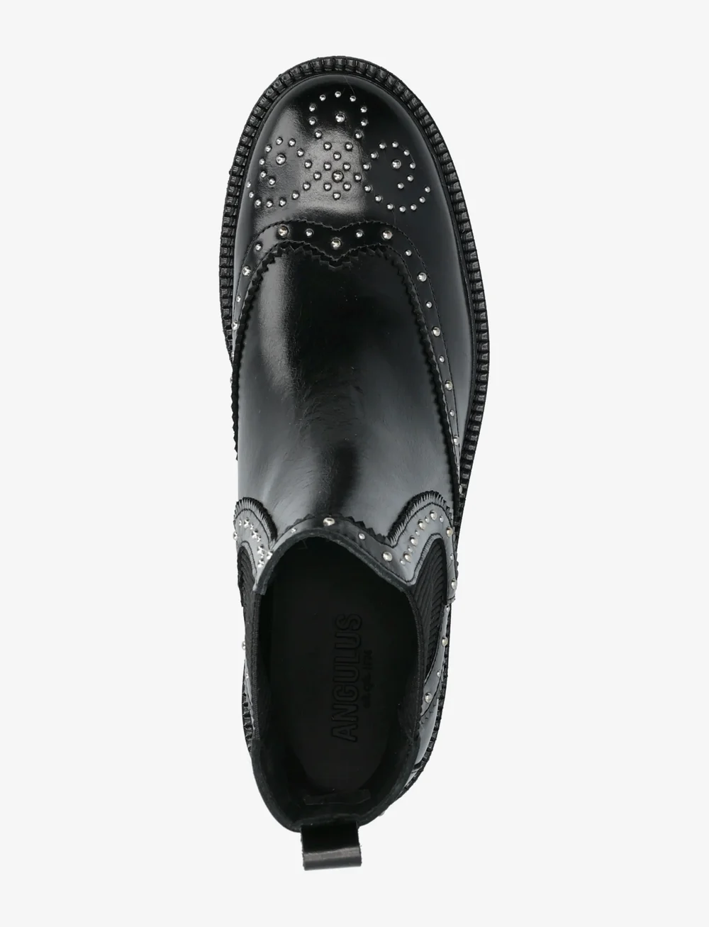 ANGULUS - Booties - flat - with elastic - flade ankelstøvler - 1835/019 black /black - 4