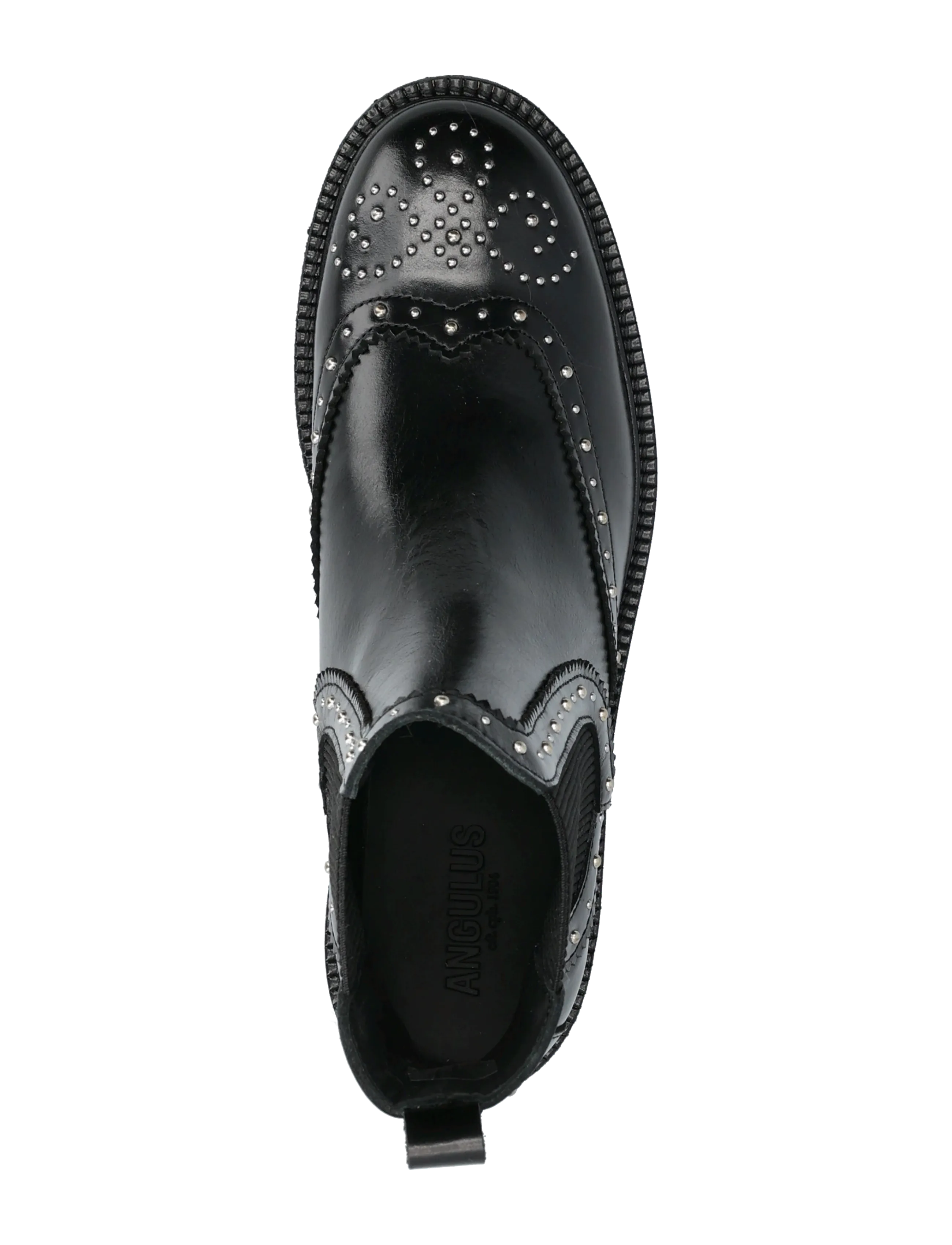ANGULUS - Booties - flat - with elastic - ankelstøvler - 1835/019 black /black - 4